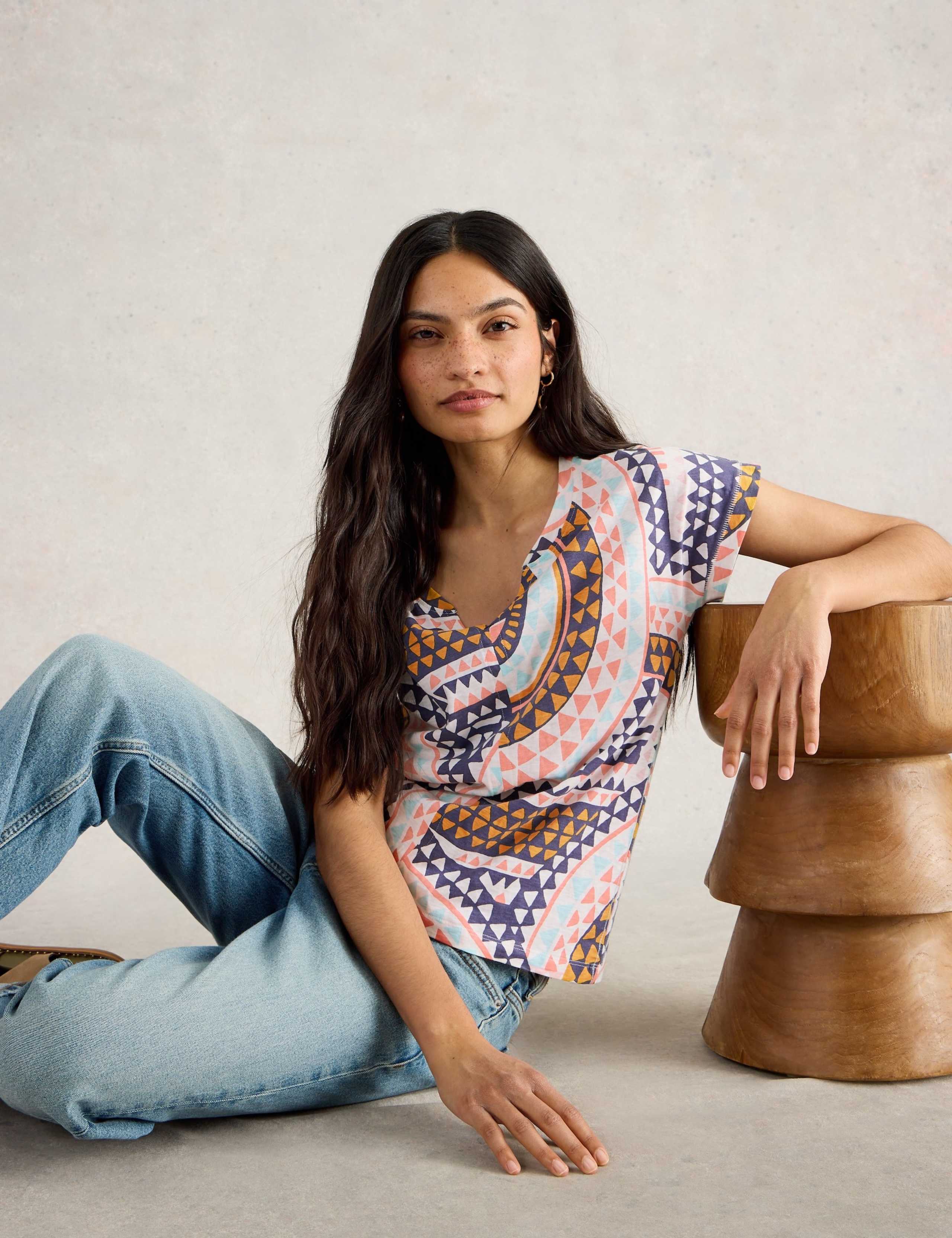 Pure Cotton Printed T-Shirt 5 of 6