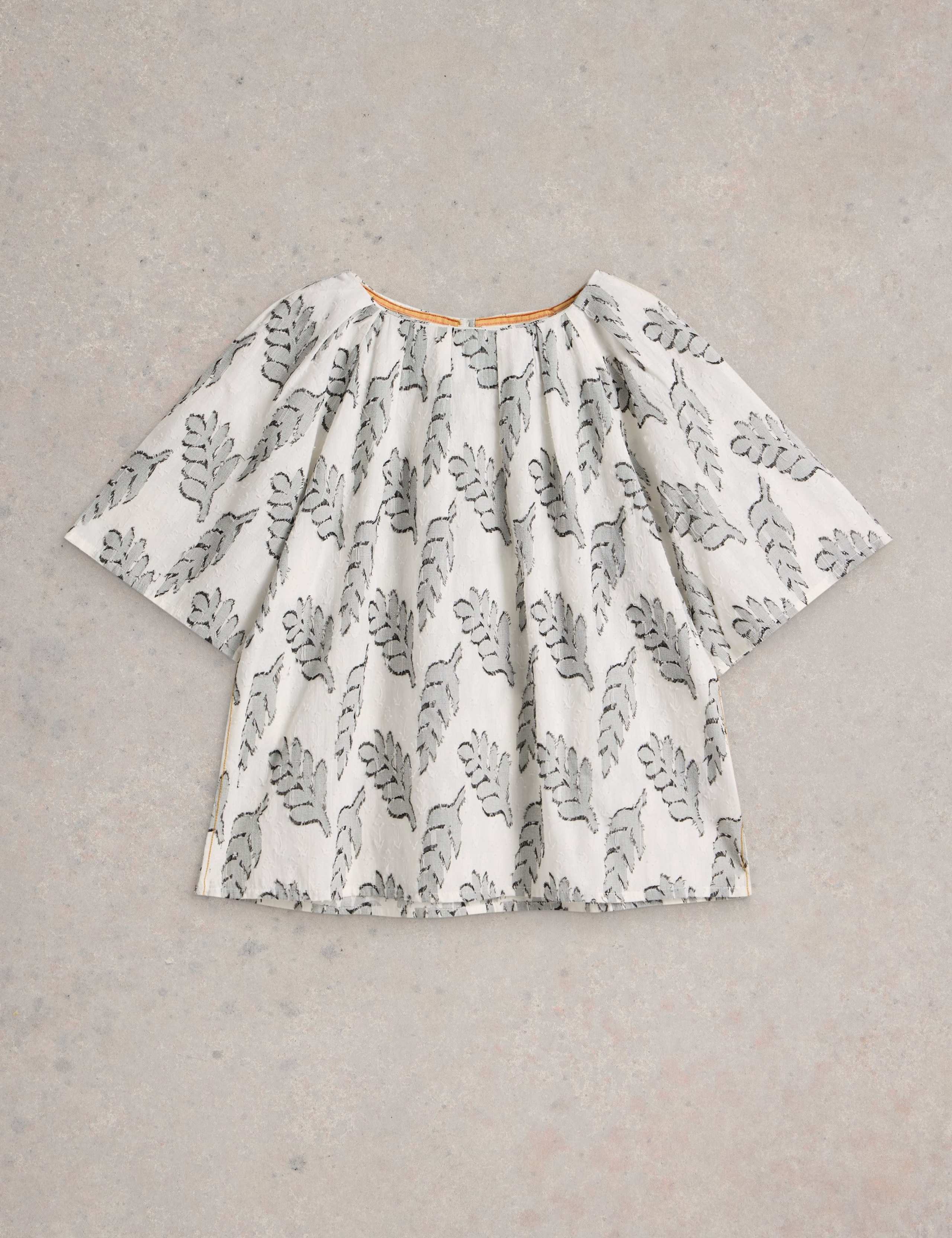 Pure Cotton Jacquard Top 2 of 6
