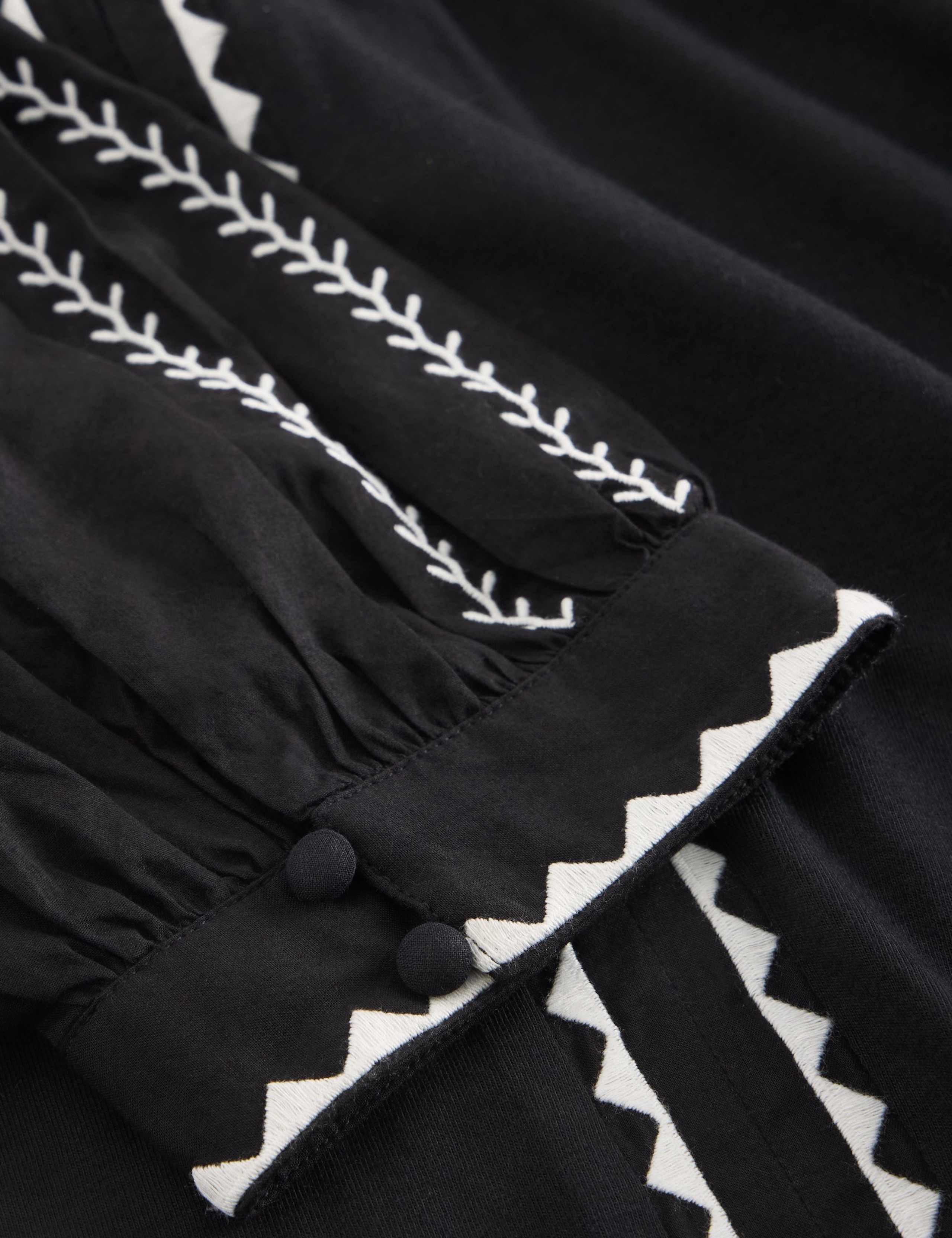 Pure Cotton Embroidered Top 6 of 6