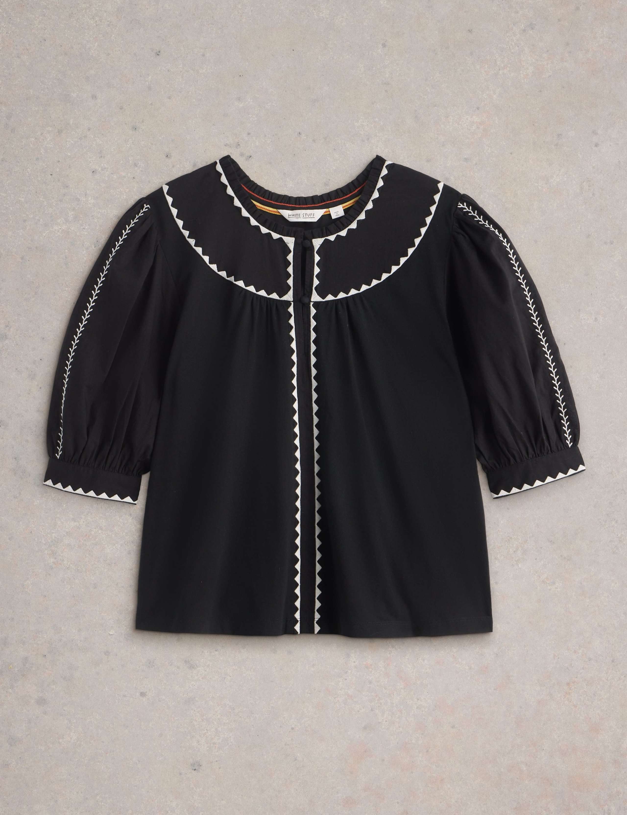 Pure Cotton Embroidered Top 2 of 6