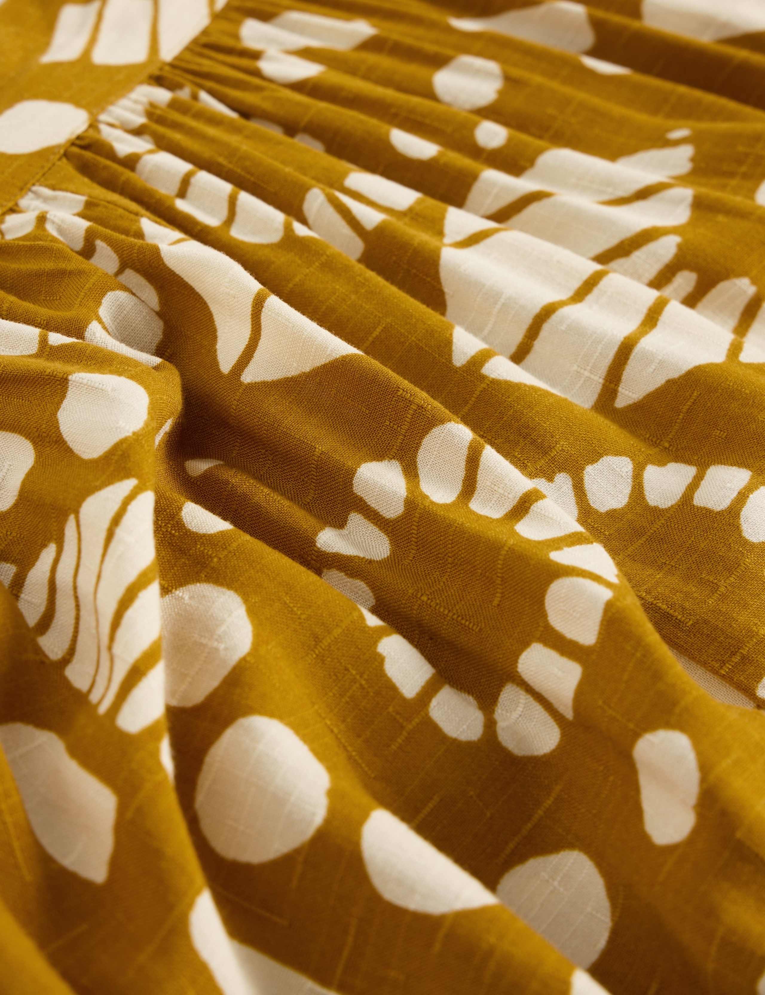 Printed Midi A-Line Skirt 6 of 6