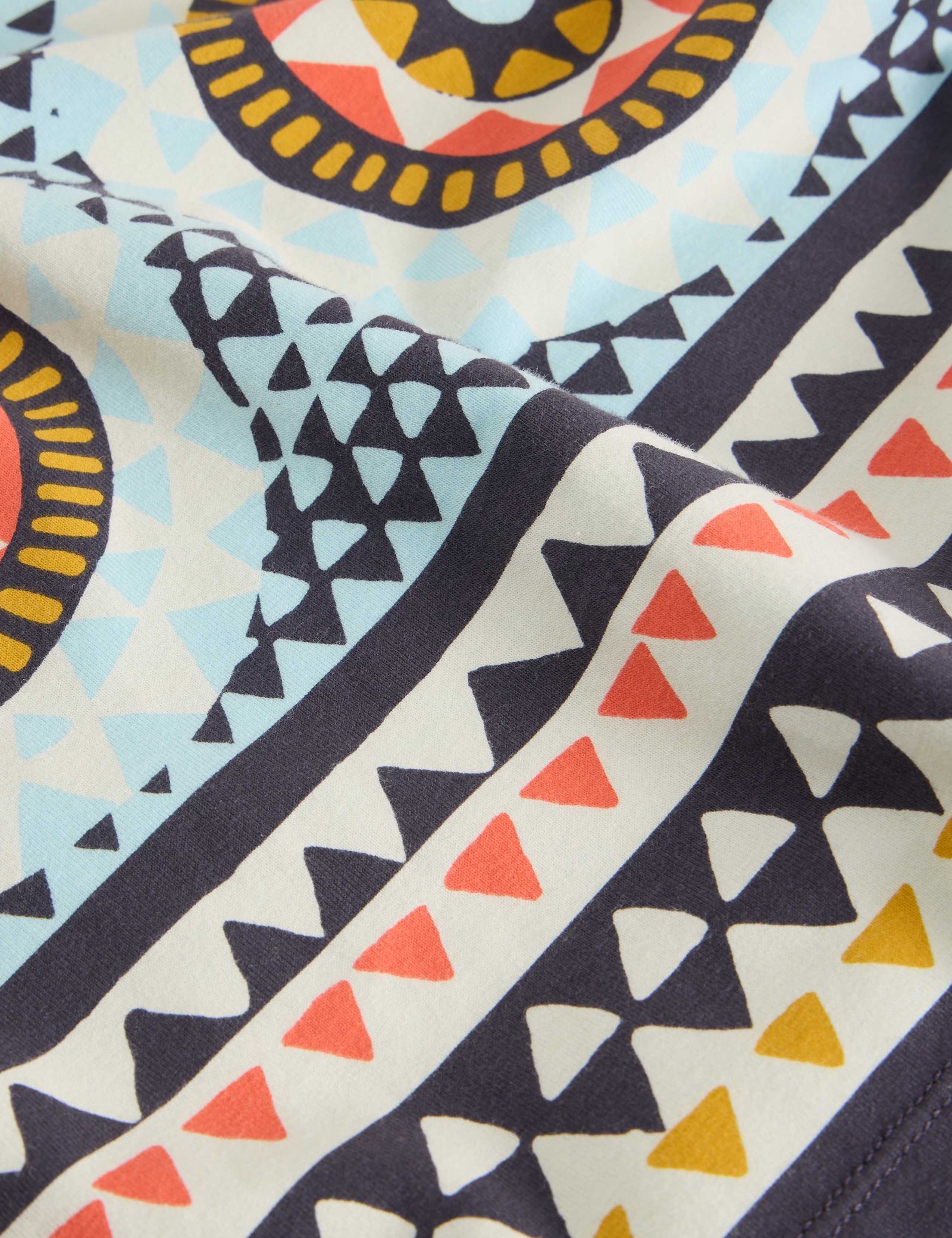 Jersey Printed Maxi Column Skirt 6 of 6