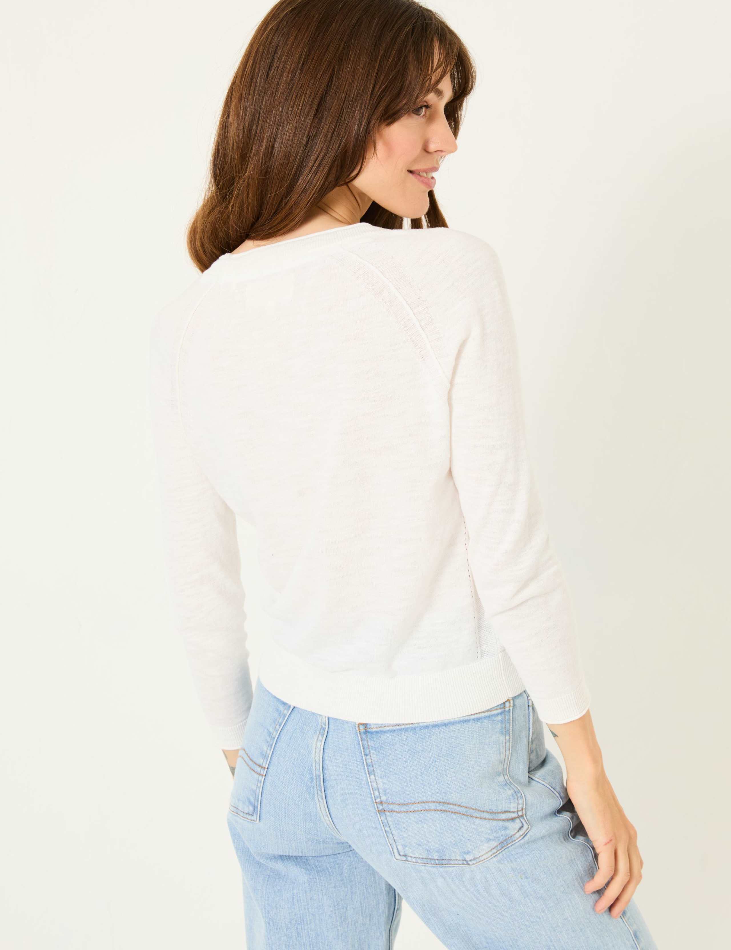 Pure Cotton Textured Cardigan 3 of 10