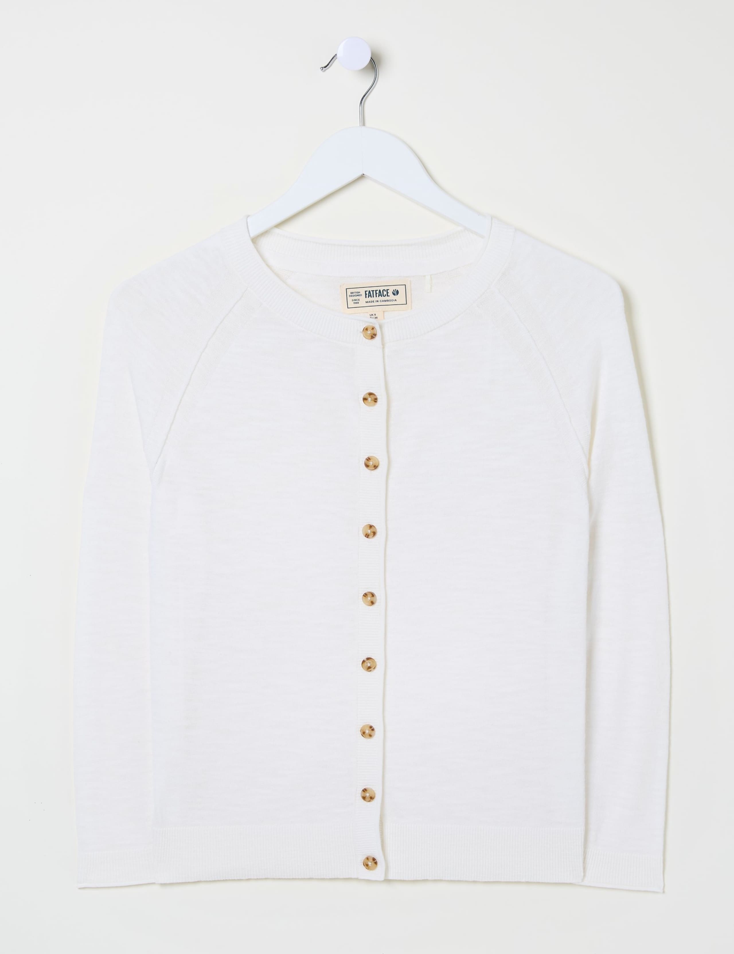 Pure Cotton Textured Cardigan 2 of 10