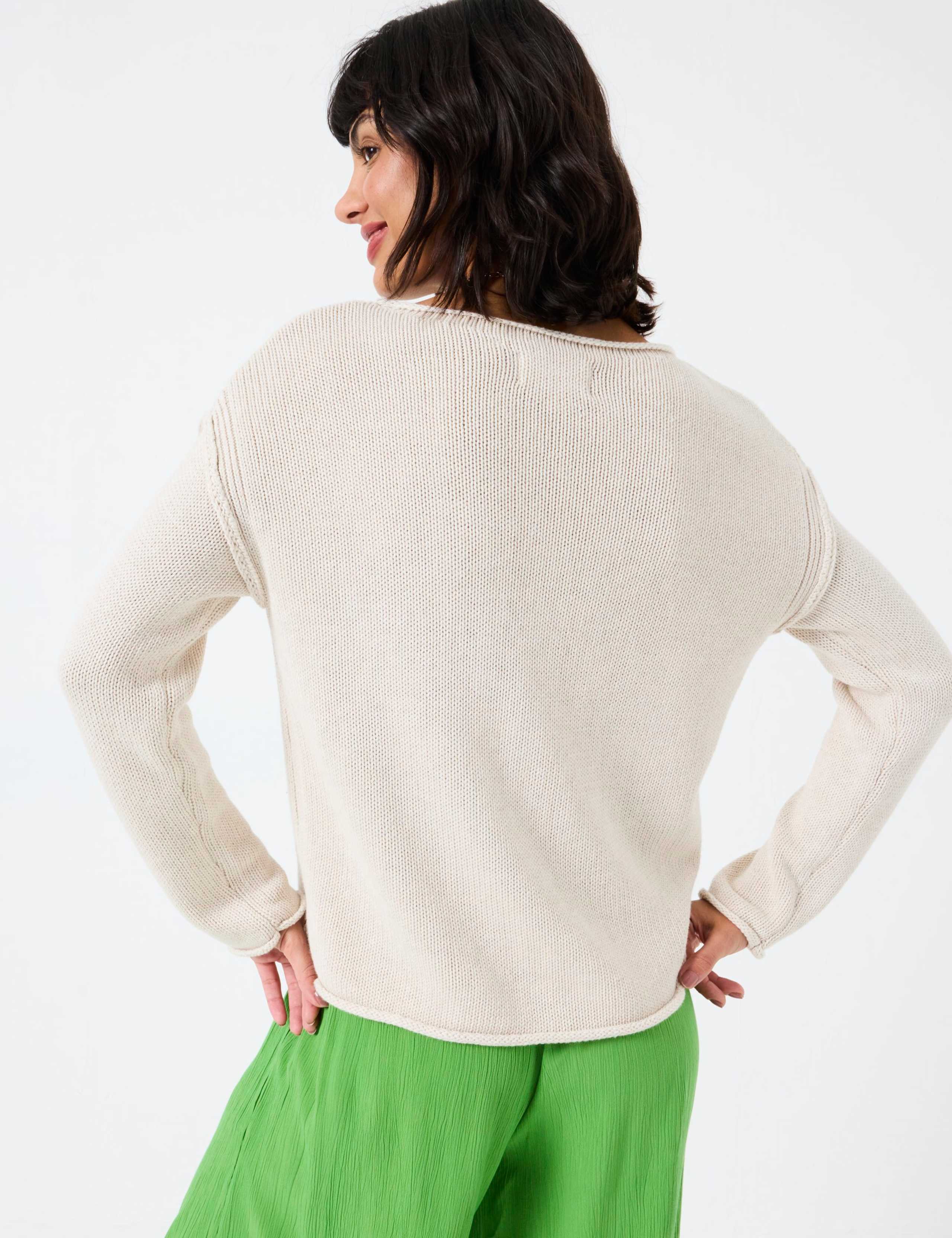 Pure Cotton Textured Sun Jumper 3 of 5