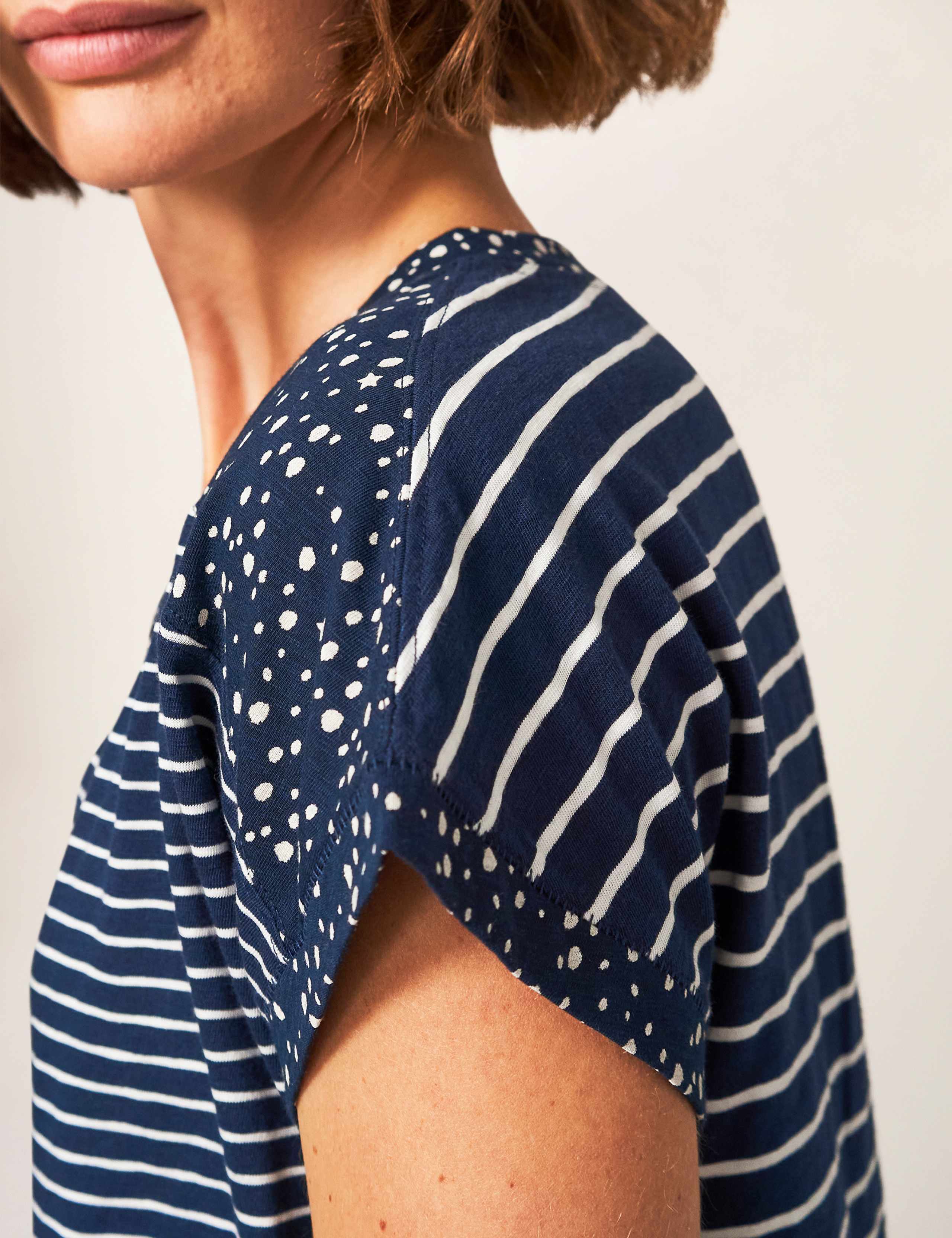 Pure Cotton Striped T-Shirt 5 of 5