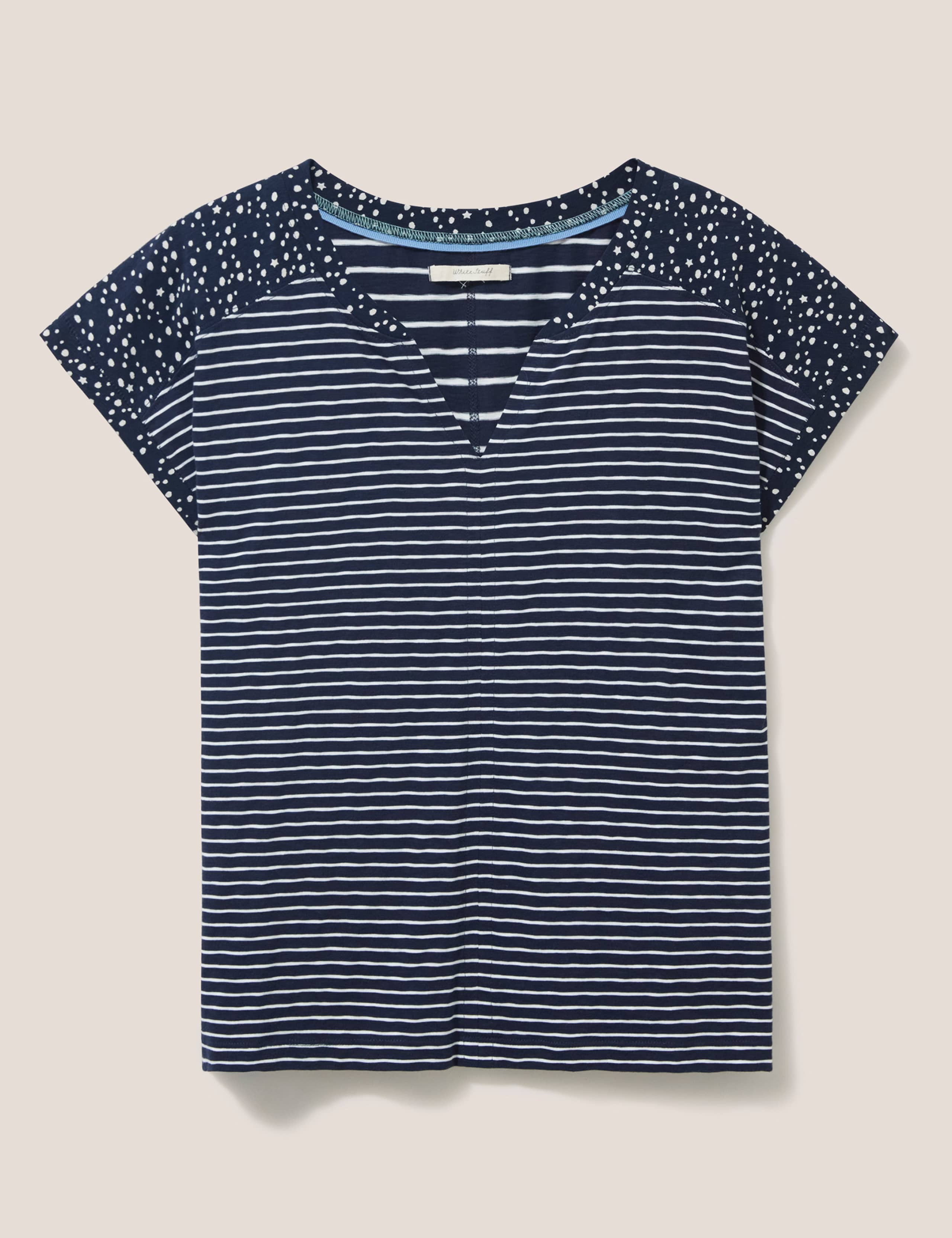 Pure Cotton Striped T-Shirt 2 of 5
