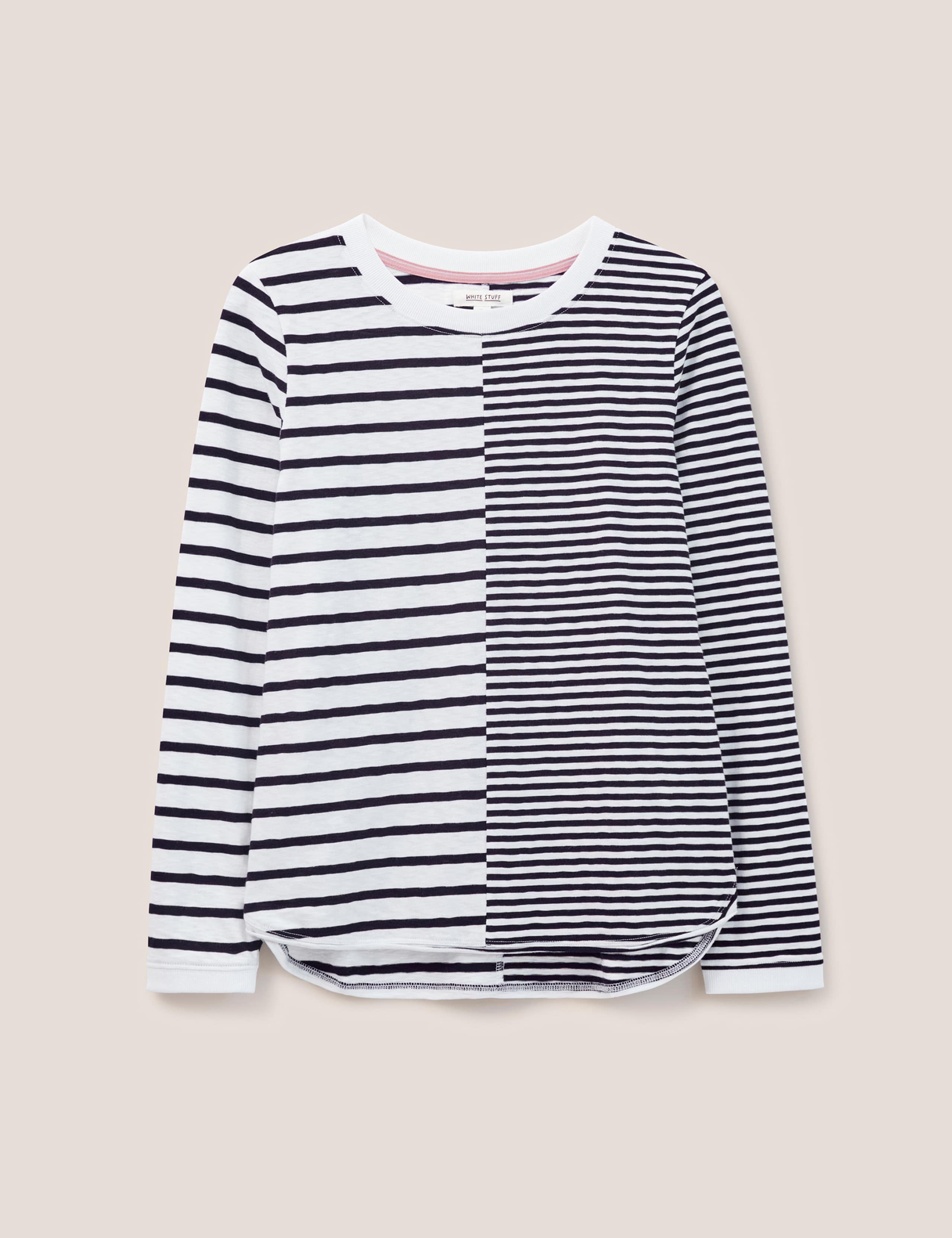Pure Cotton Striped T-Shirt 2 of 5