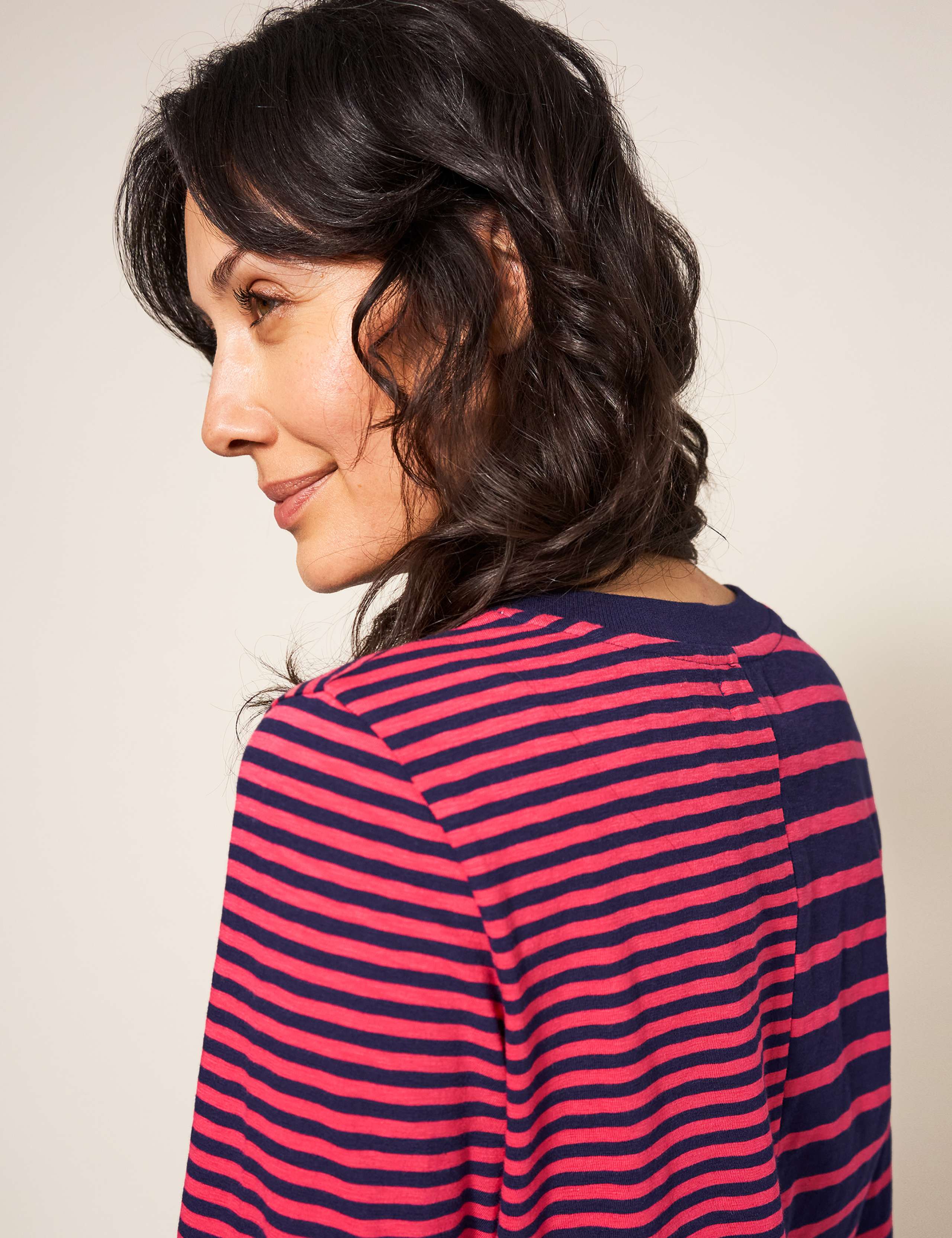 Pure Cotton Striped T-Shirt 5 of 5
