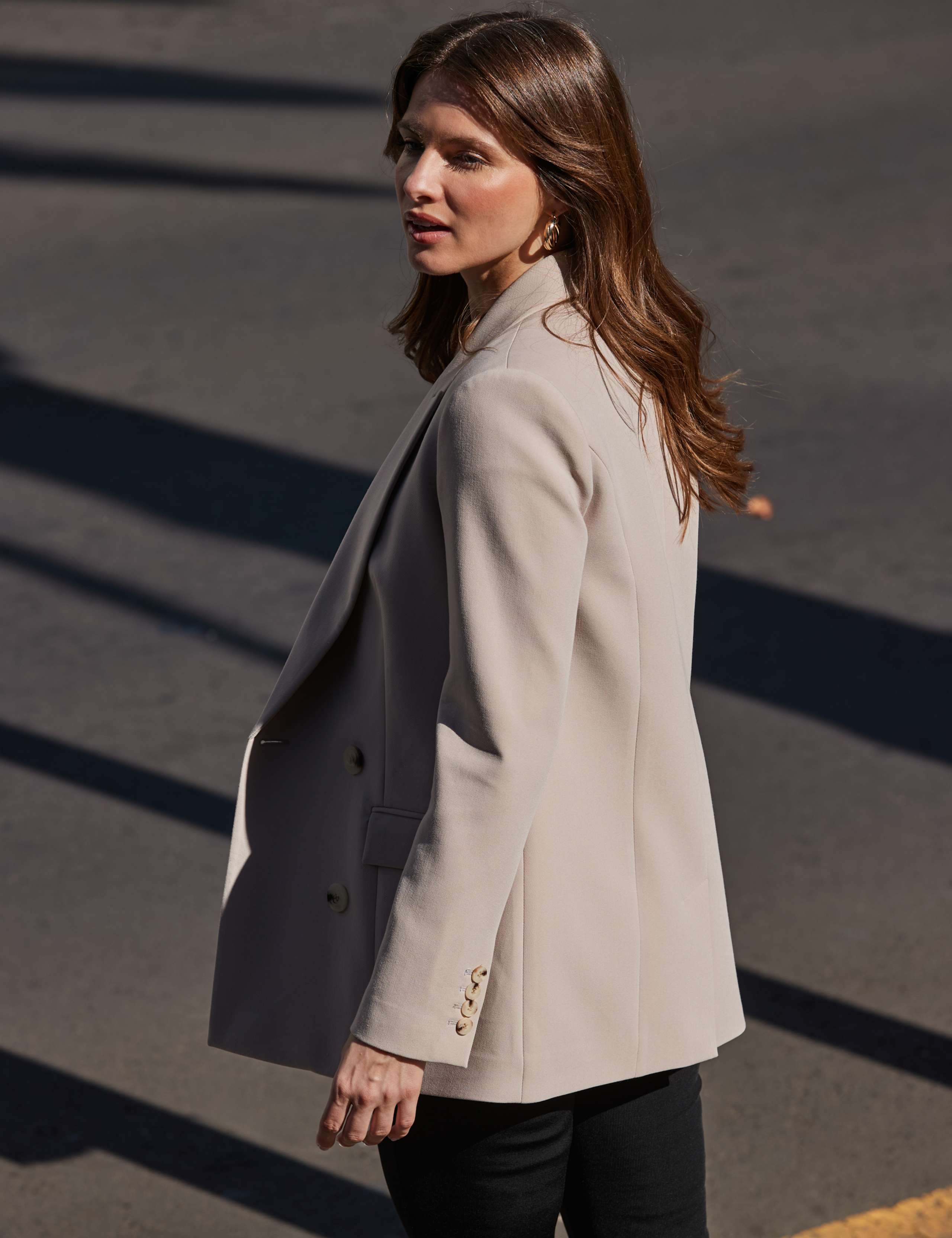 Relaxed Double Breasted Longline Blazer 4 of 6