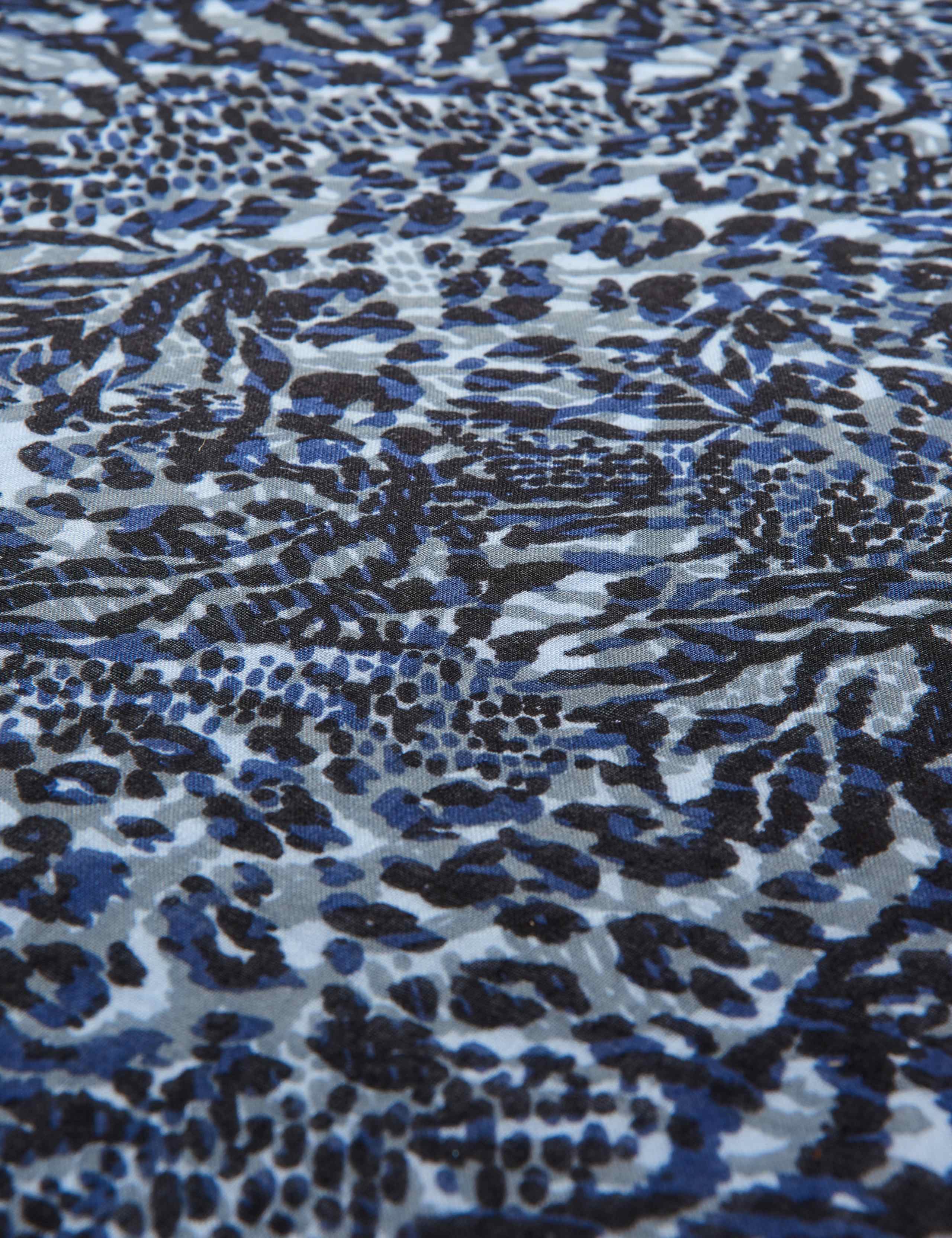 Woven Animal Print Scarf 4 of 4