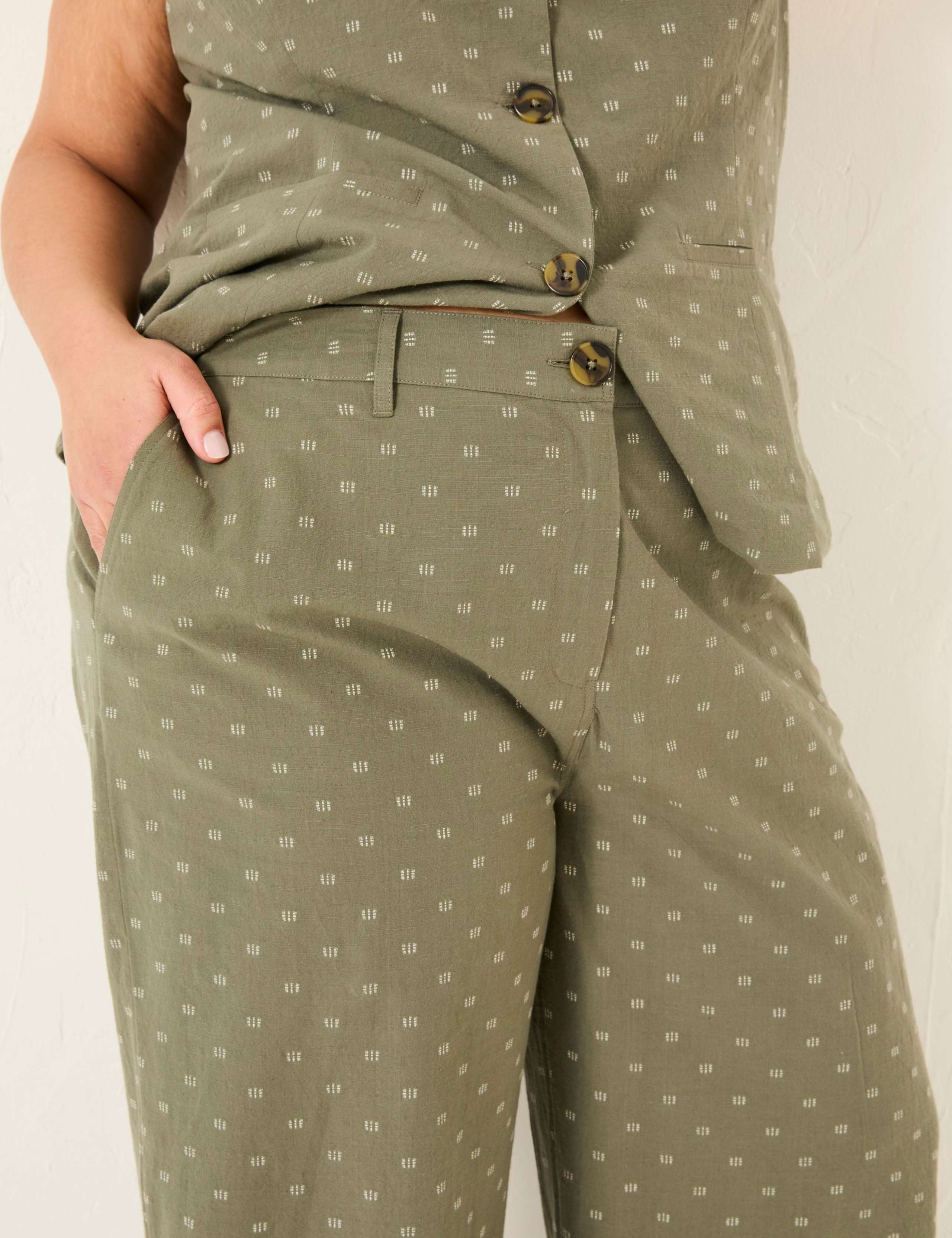 Pure Cotton Embroidered Culottes 8 of 8