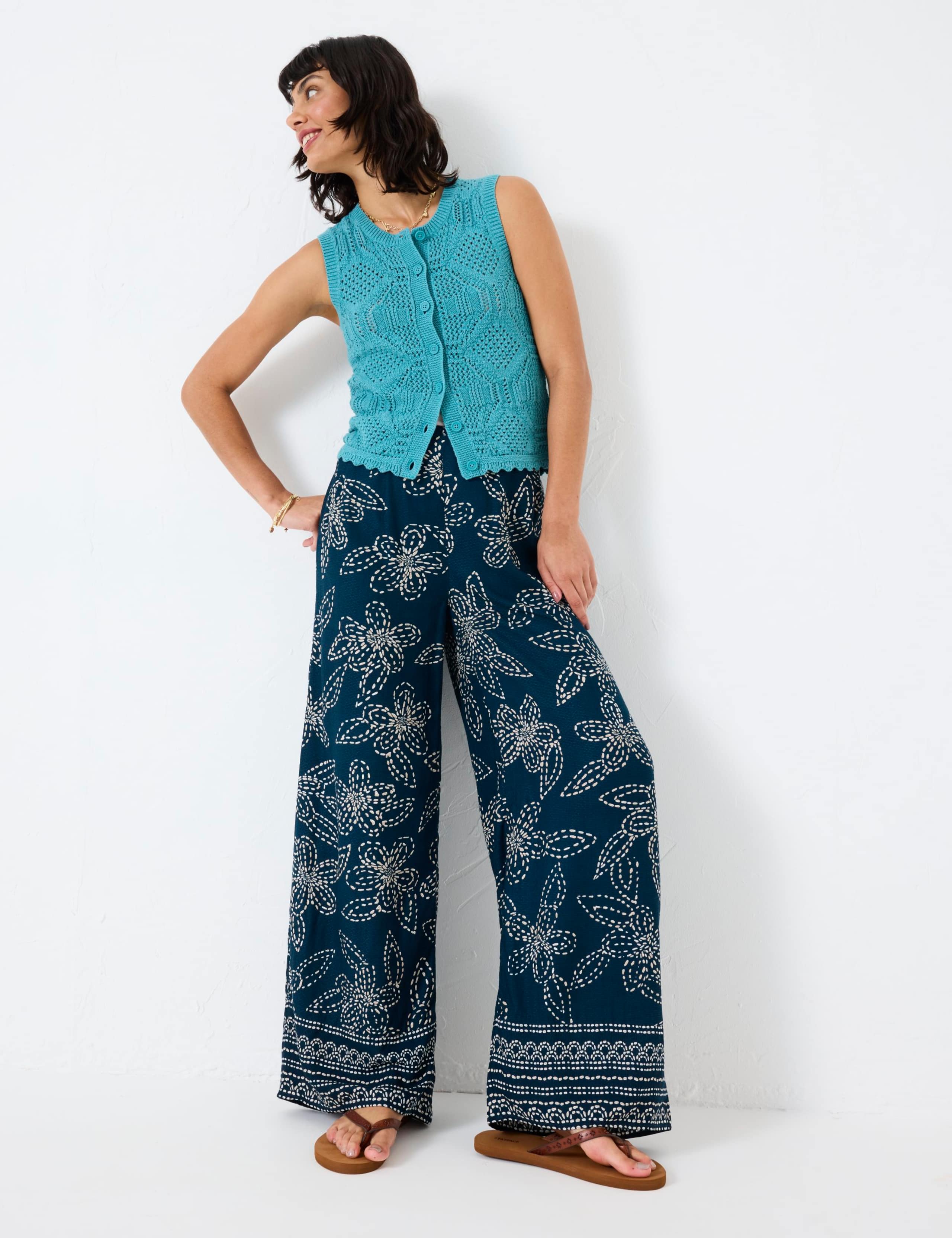 Floral Embroidered Trousers 6 of 6