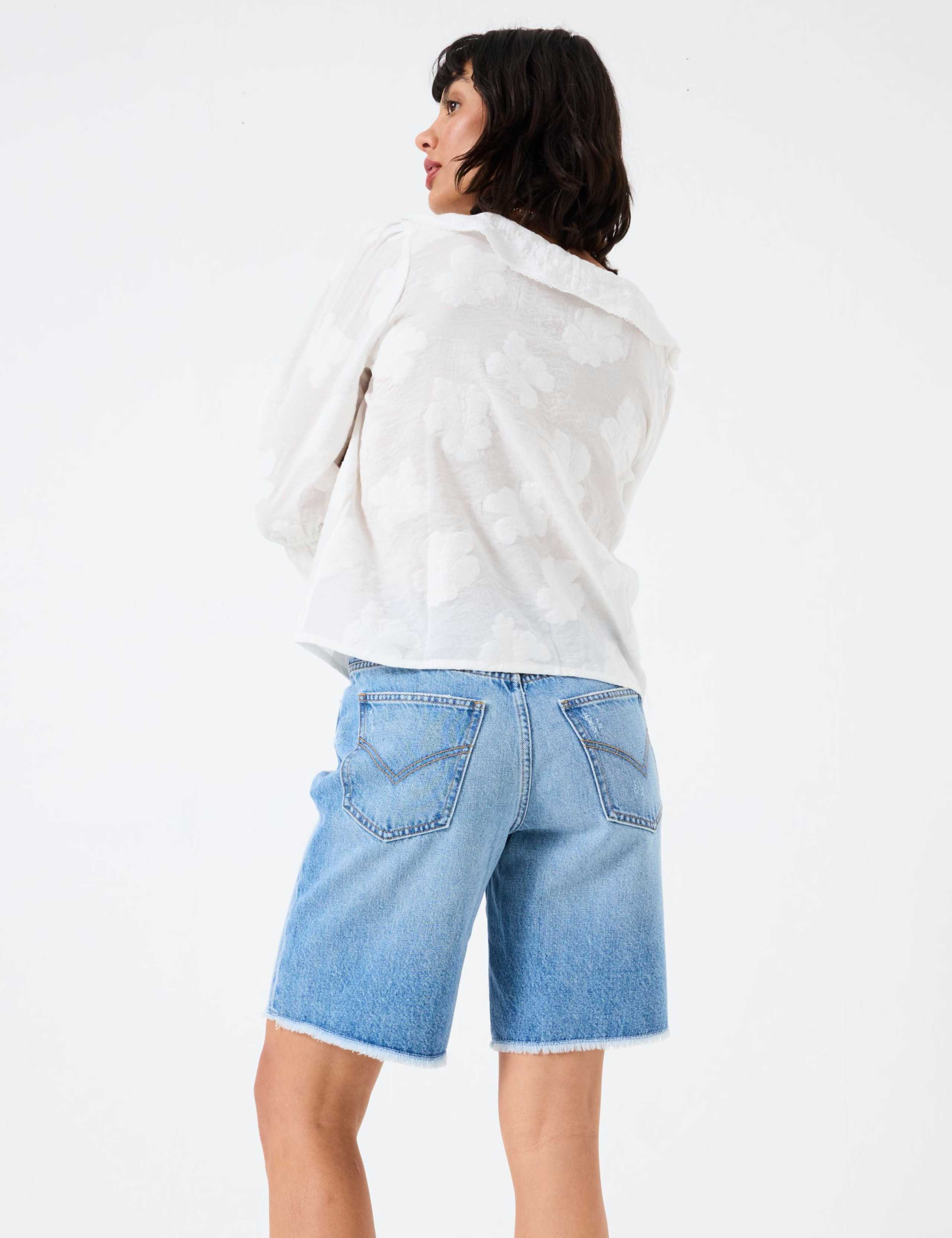 Denim Bermuda Shorts 3 of 7