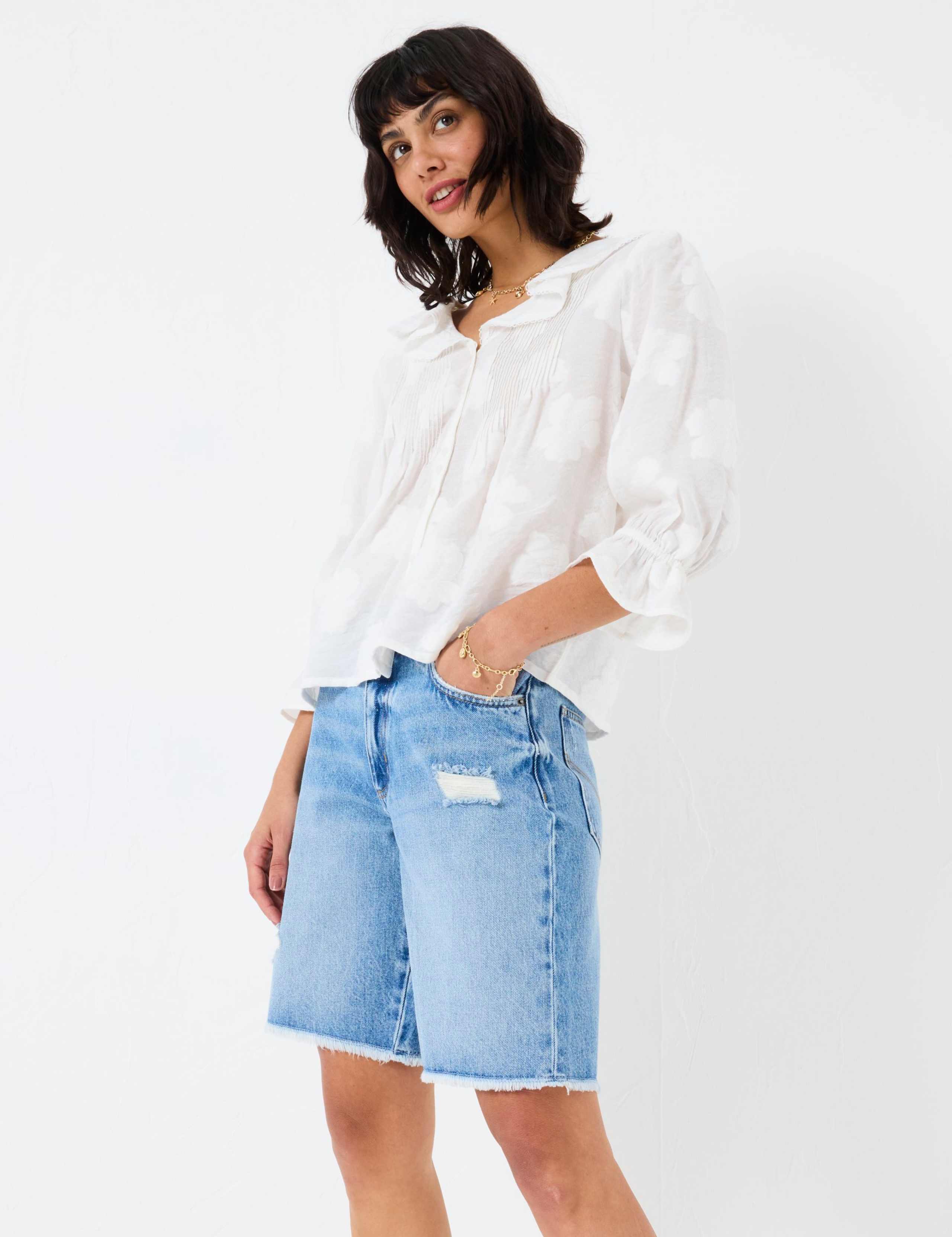 Denim Bermuda Shorts 7 of 7