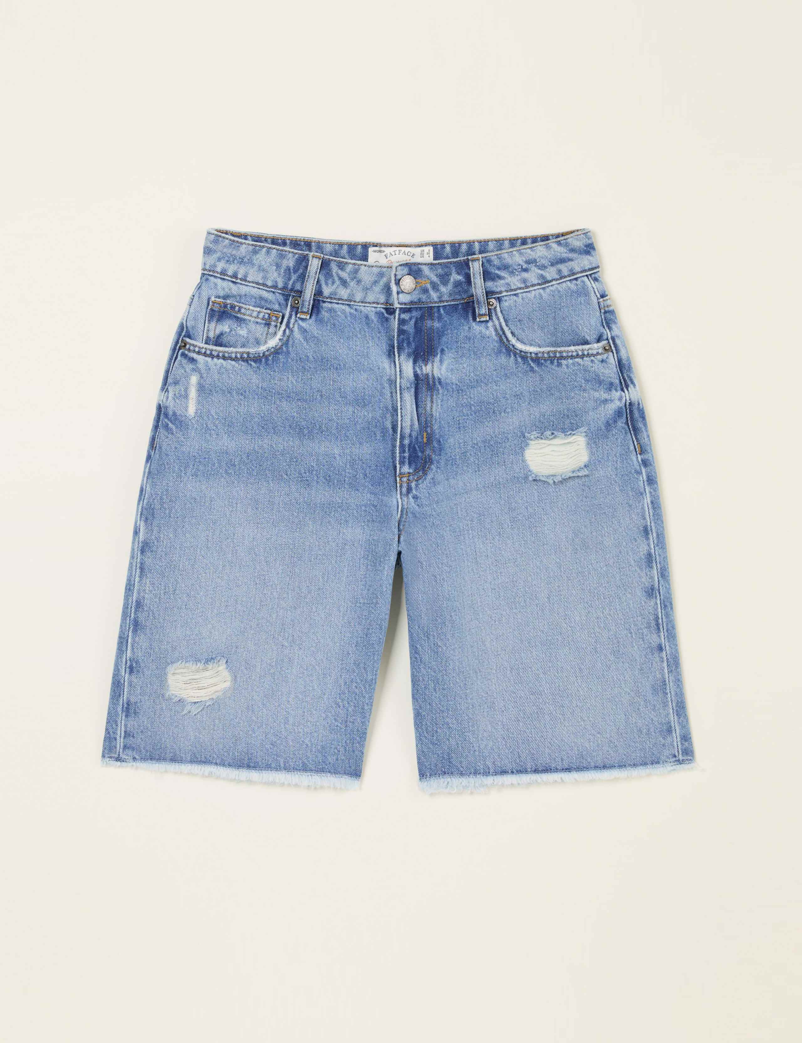 Denim Bermuda Shorts 2 of 7