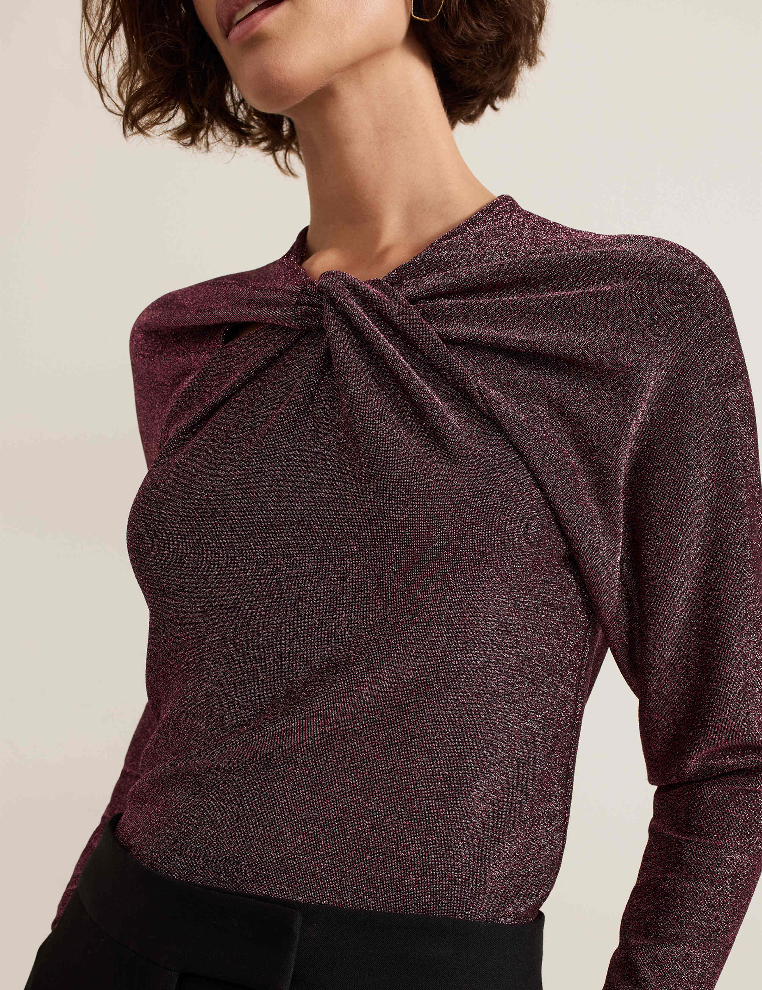 Shimmer Twist Detail Top 5 of 7
