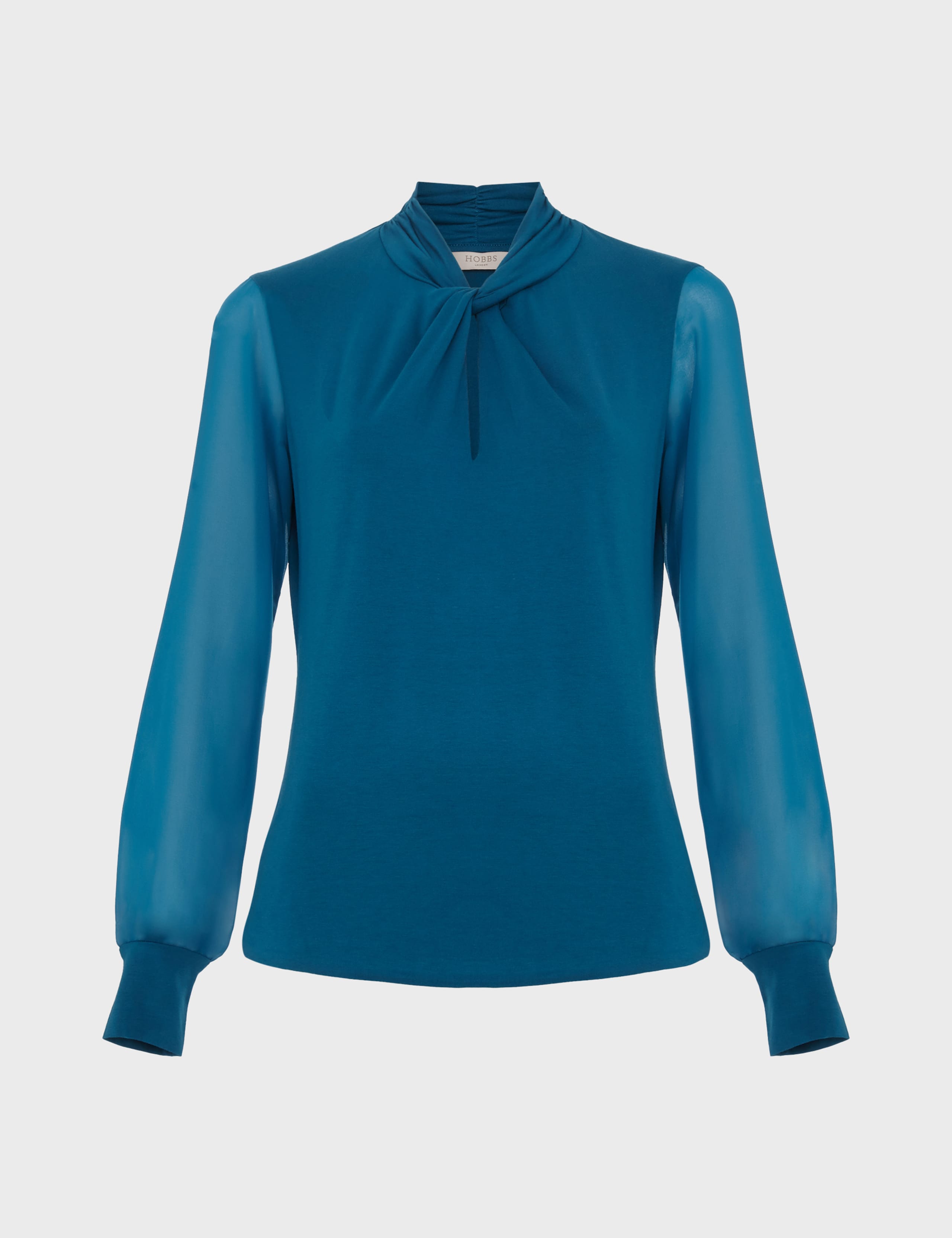 High Neck Knot Front Top 2 of 5