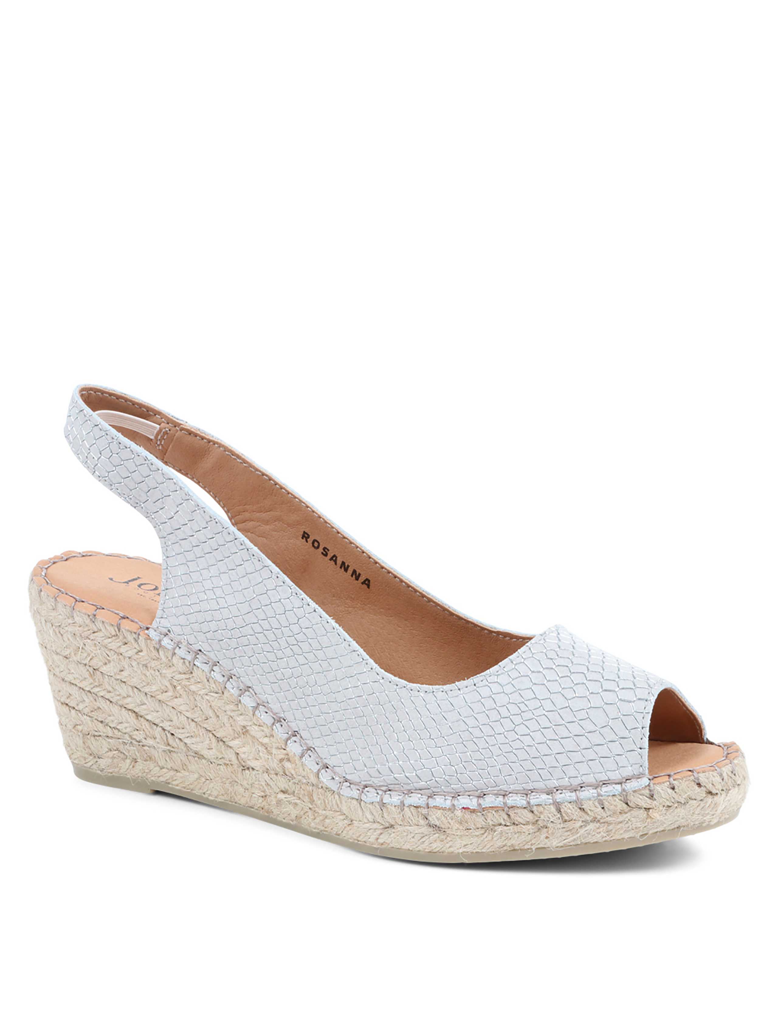 Suede Slingback Wedge Sandals 4 of 7