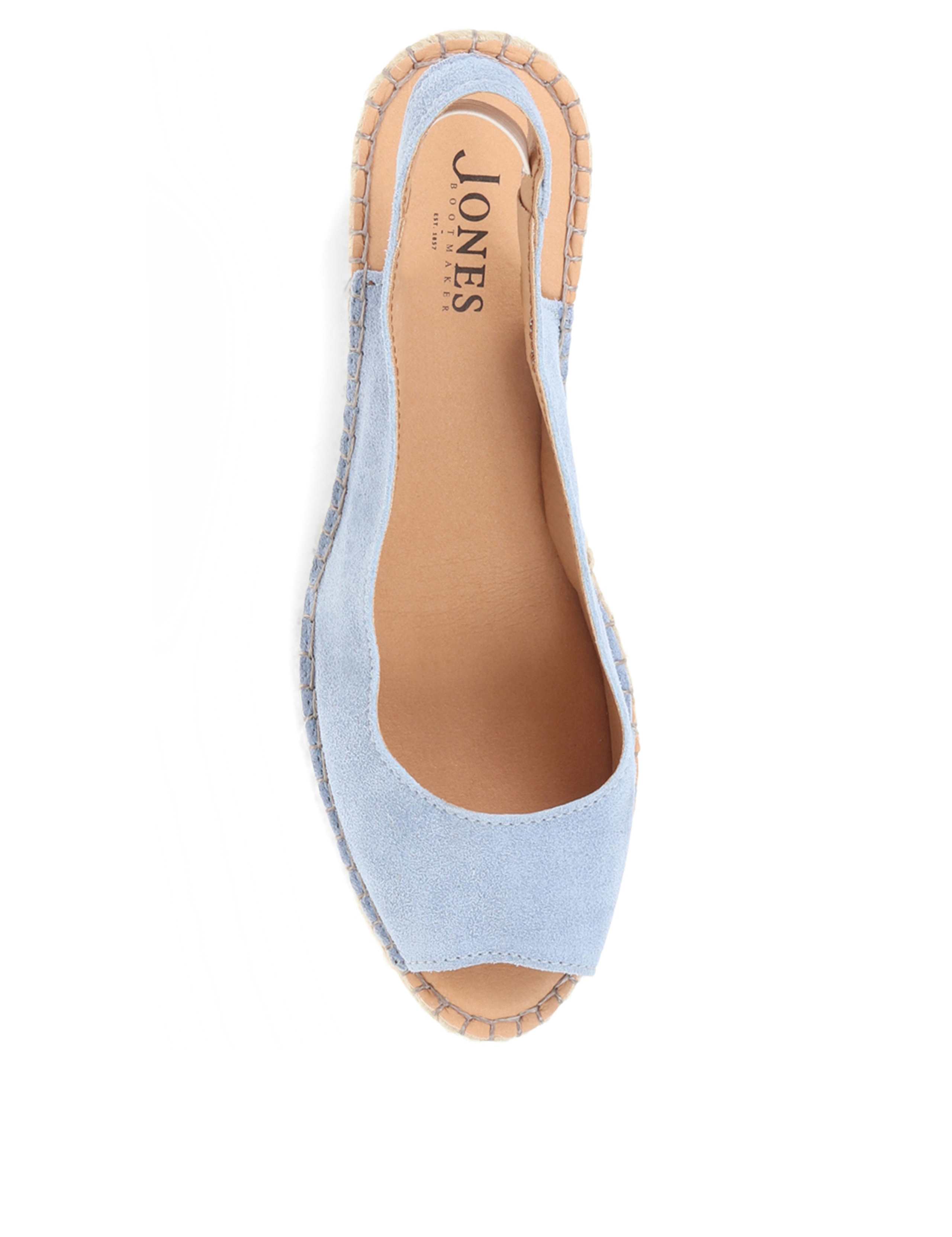 Suede Slingback Wedge Sandals 6 of 7