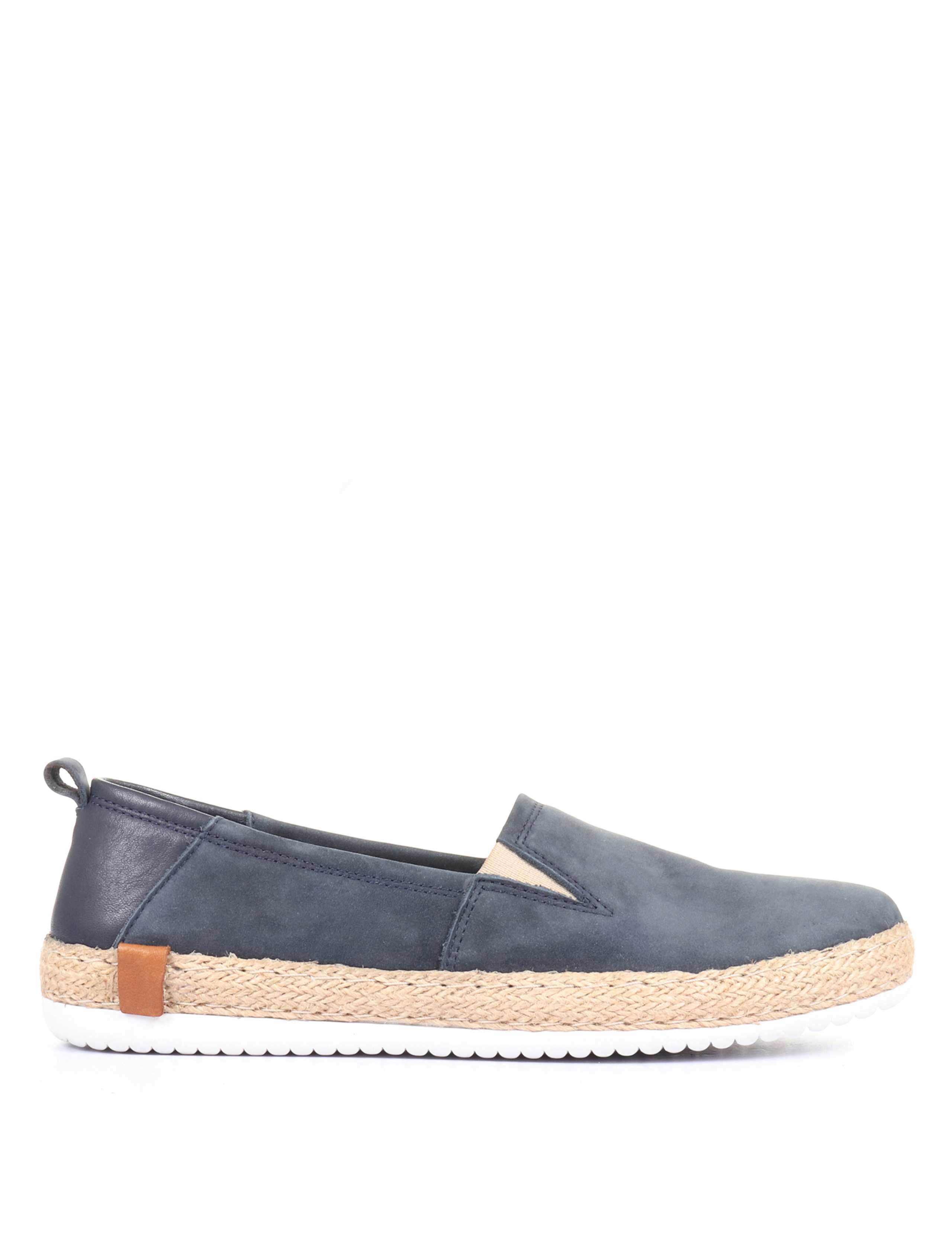 Leather Suede Flat Espadrilles 1 of 5