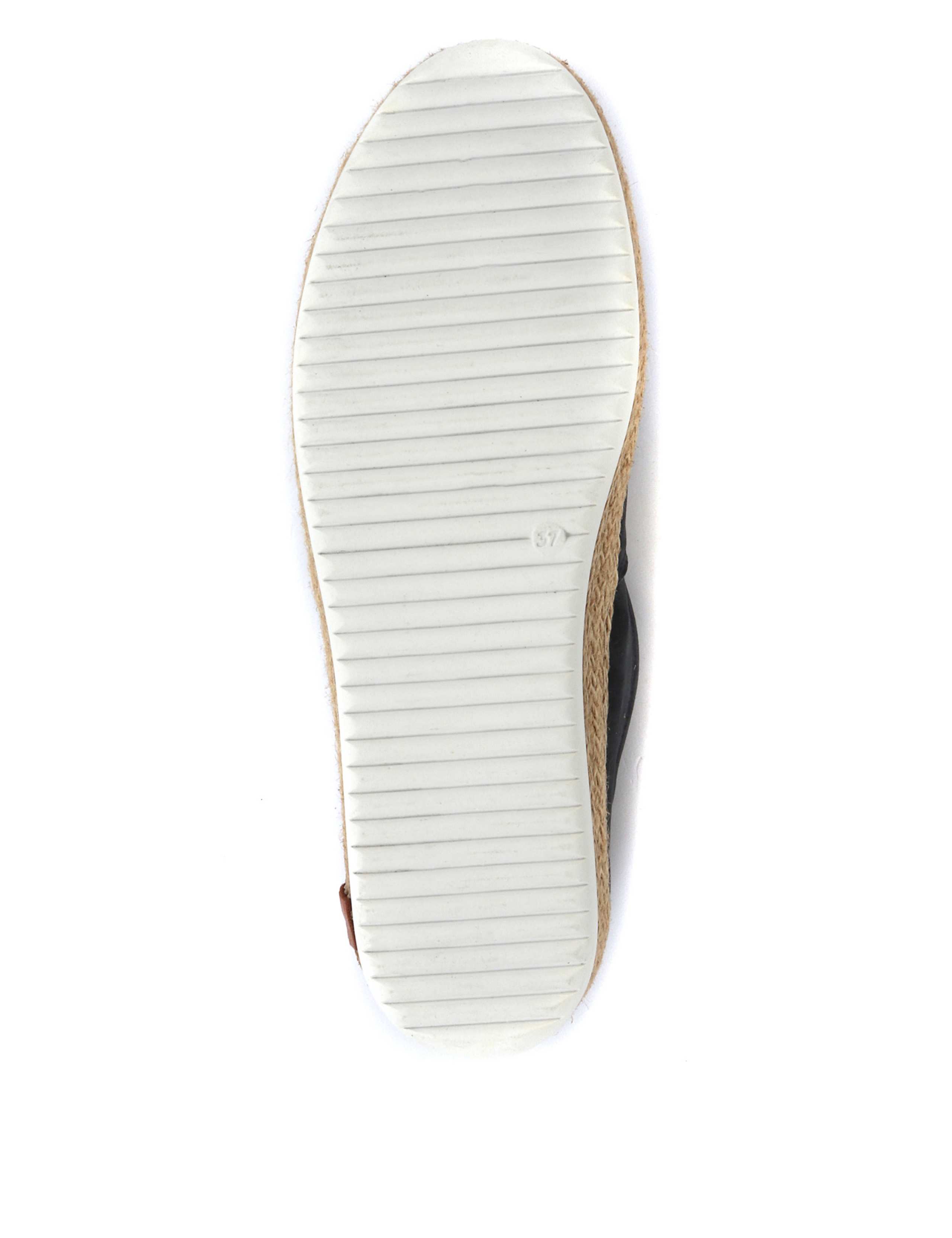 Leather Suede Flat Espadrilles 5 of 5