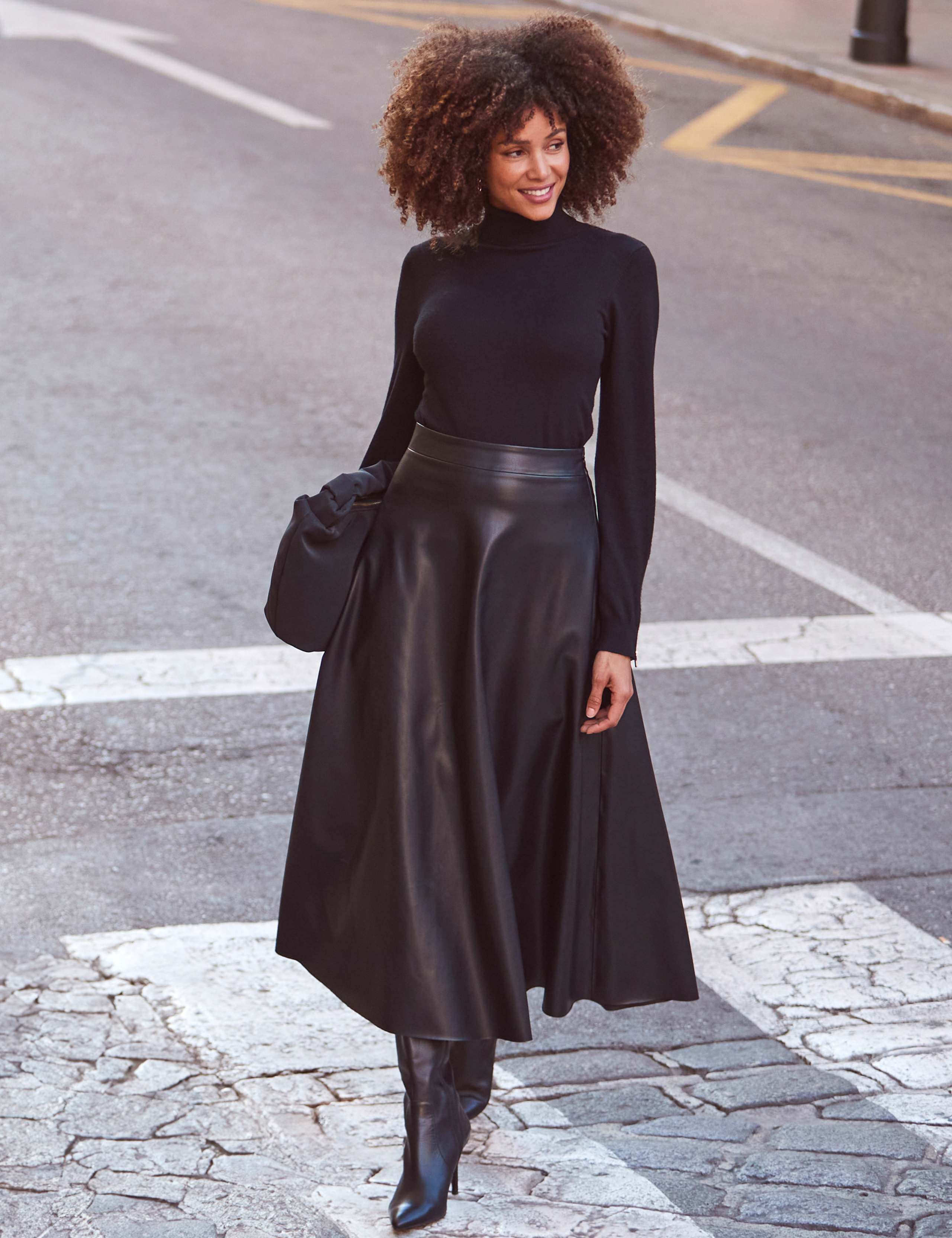 Faux Leather Midaxi Skirt 6 of 6