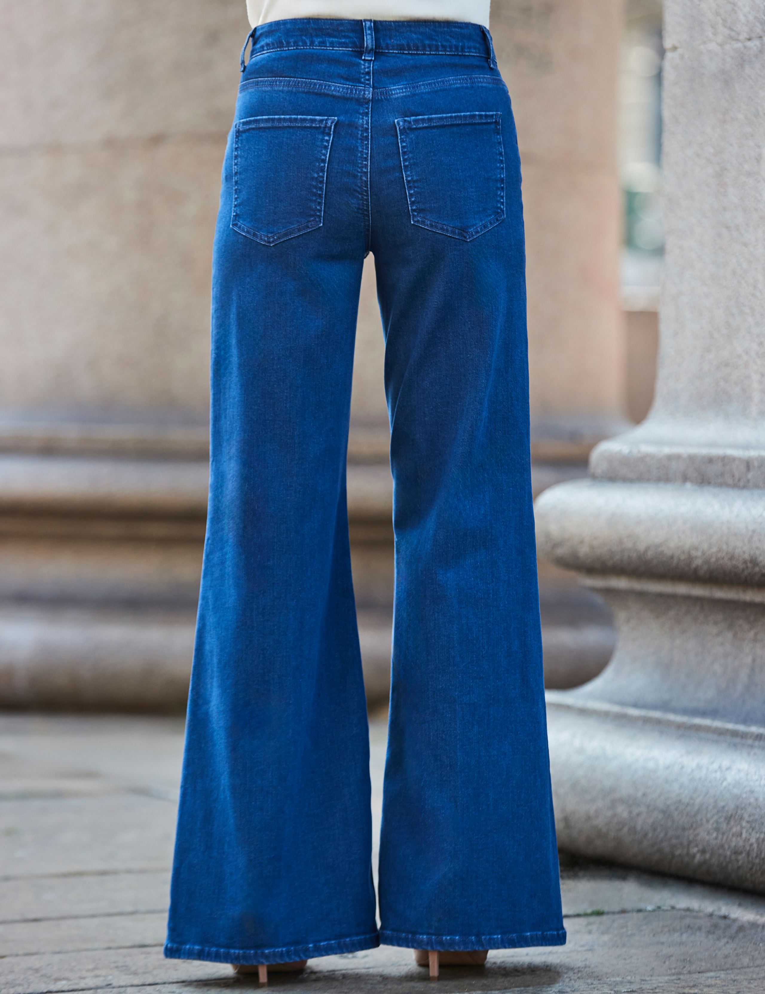 High Waisted Wide Leg Jeans 4 of 6