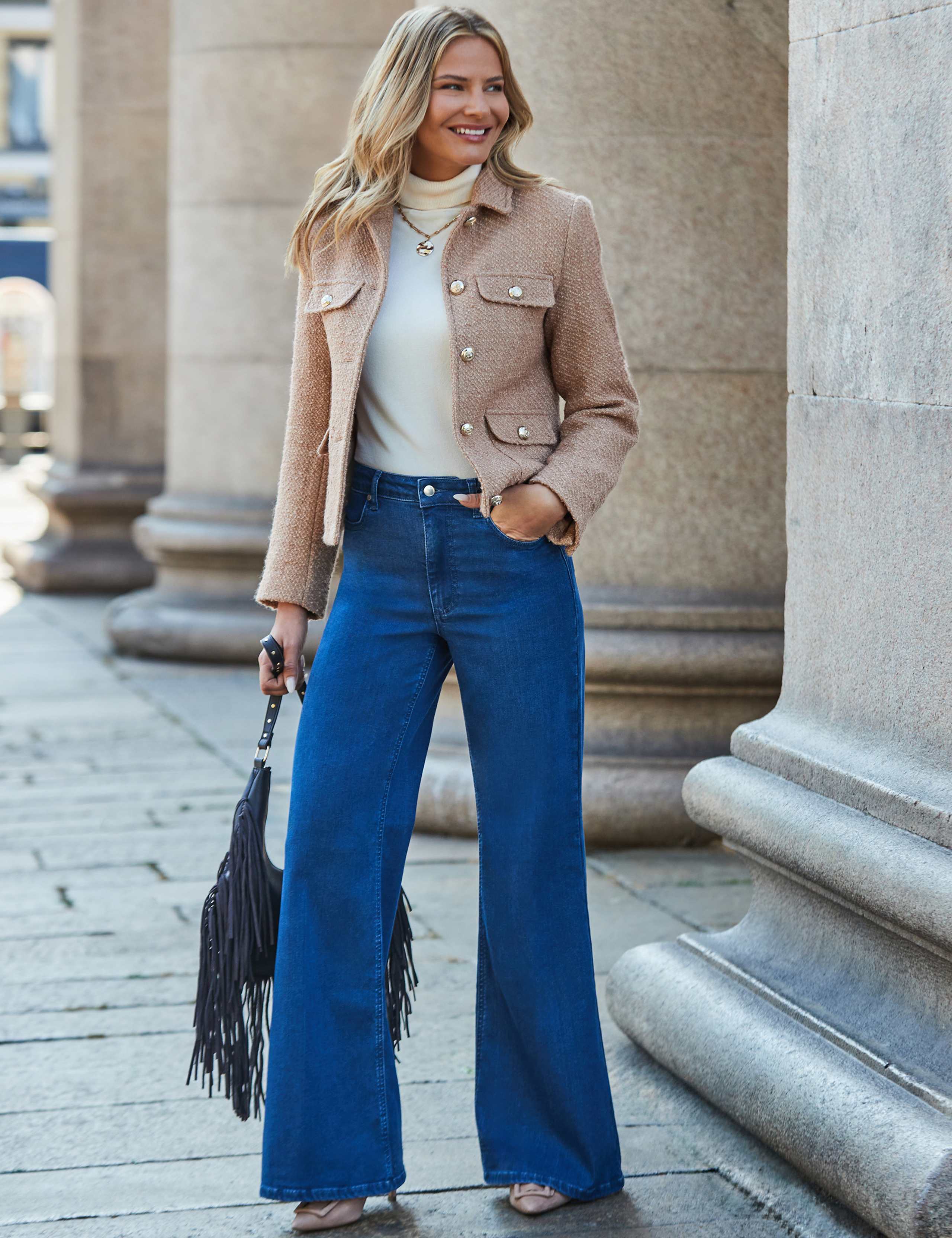 High Waisted Wide Leg Jeans 6 of 6