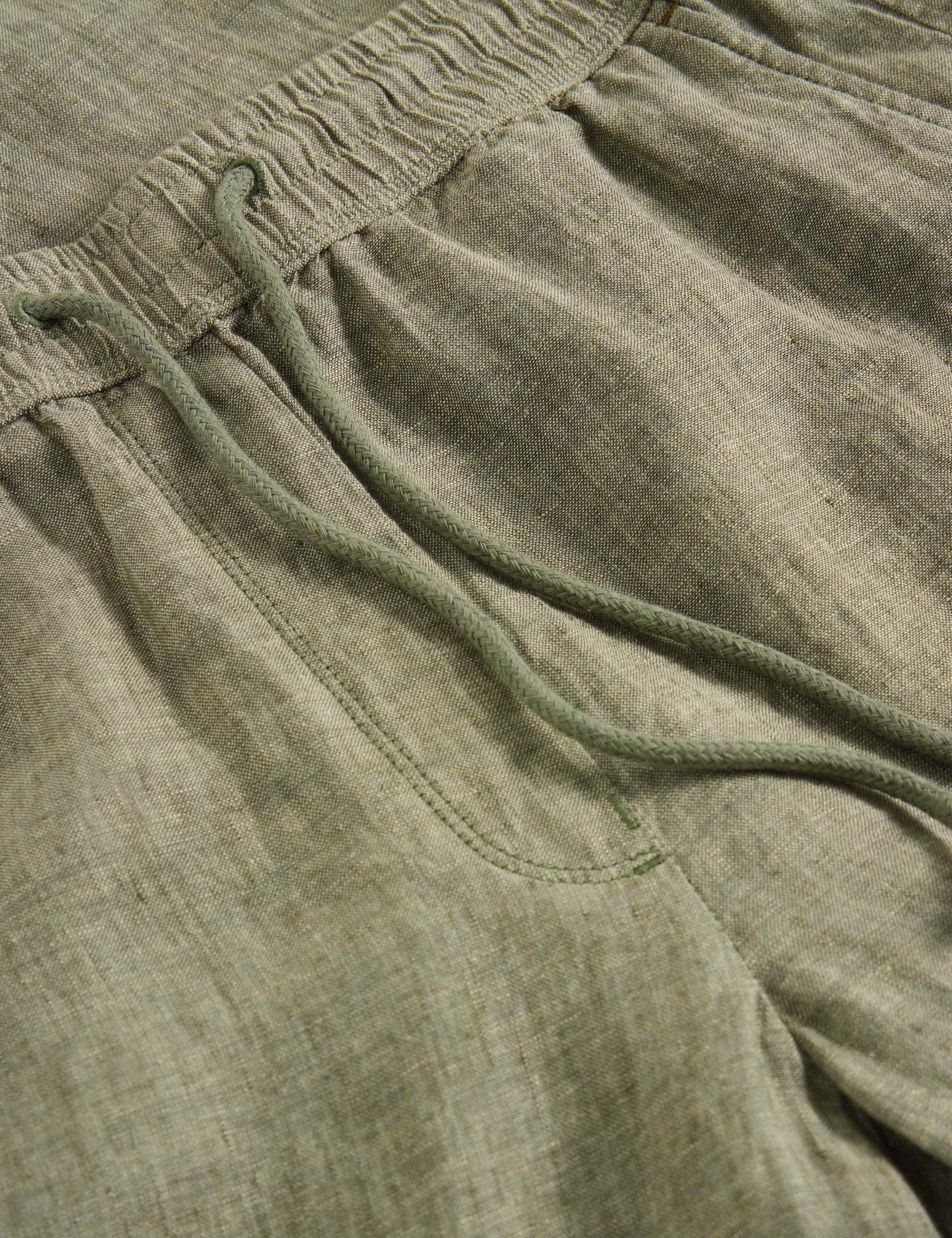 Pure Linen Wide Leg Trousers 6 of 6