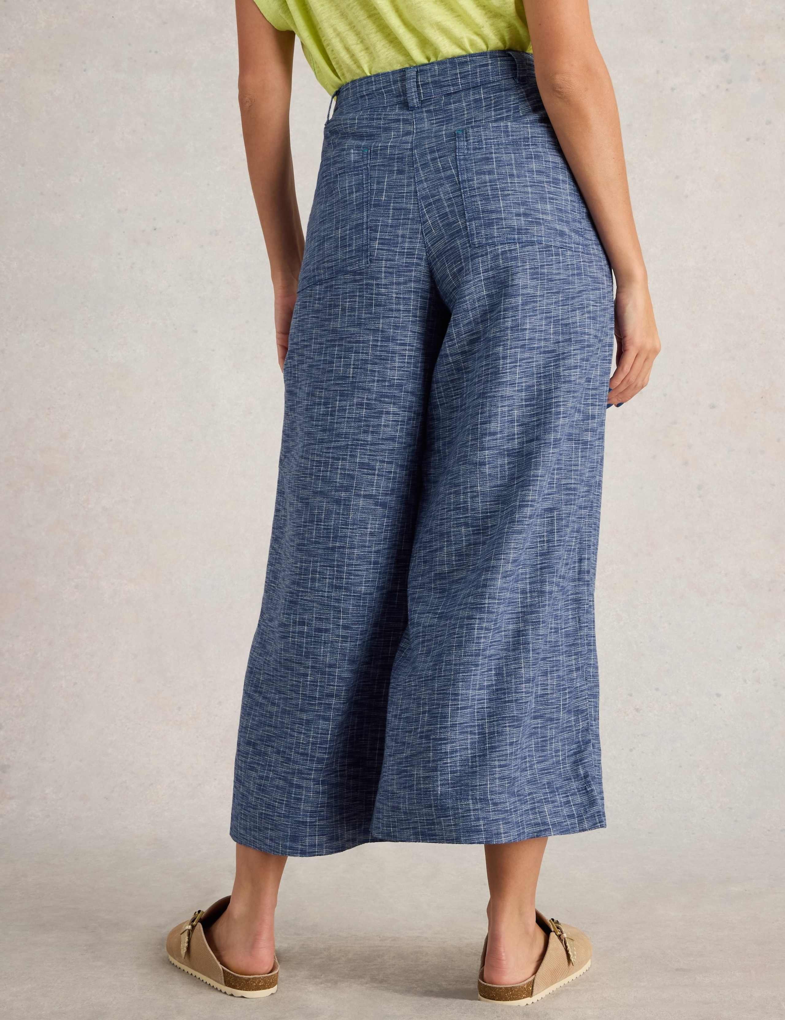 Linen Blend Culottes 4 of 6