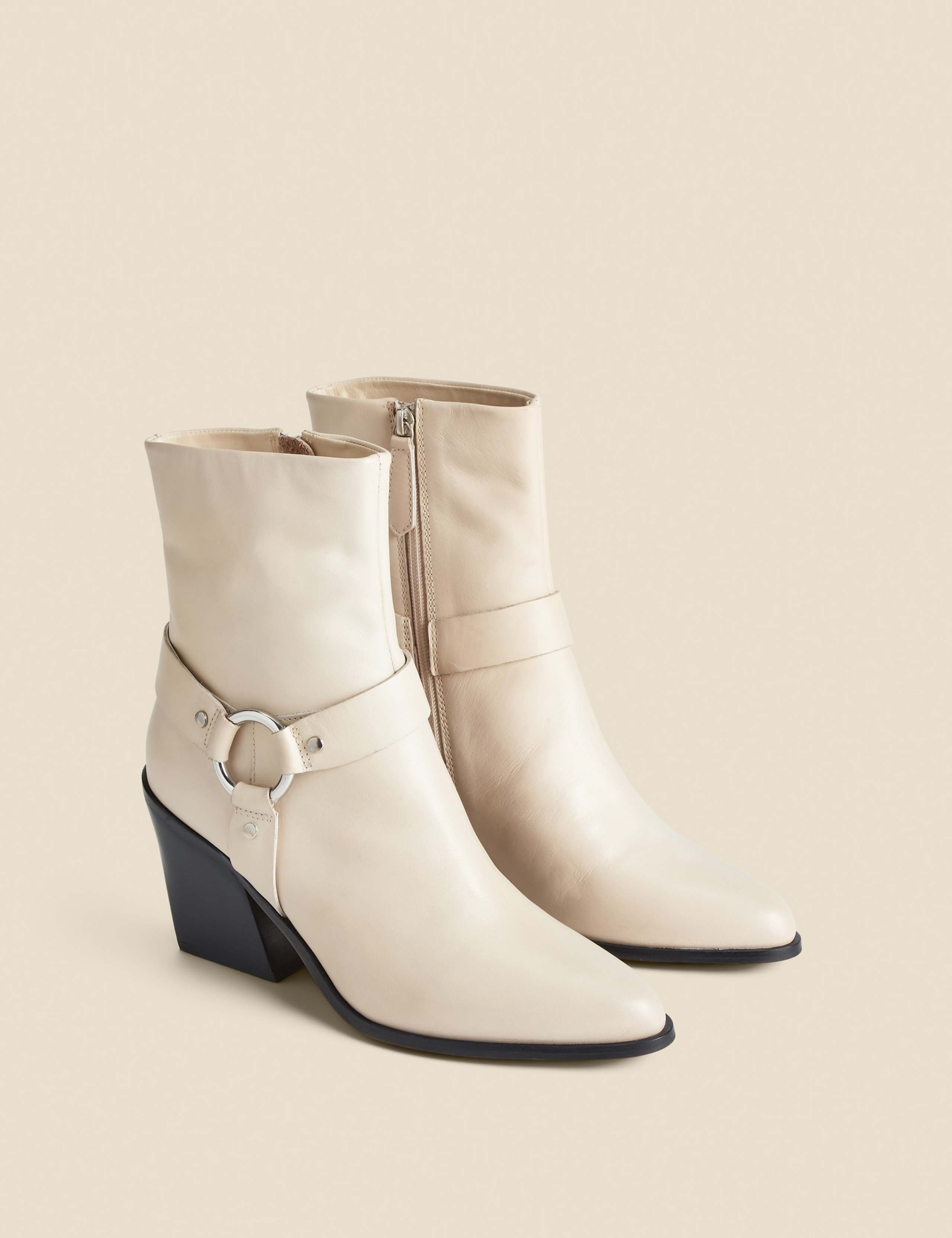 Western Style Leather Boots 2 of 4