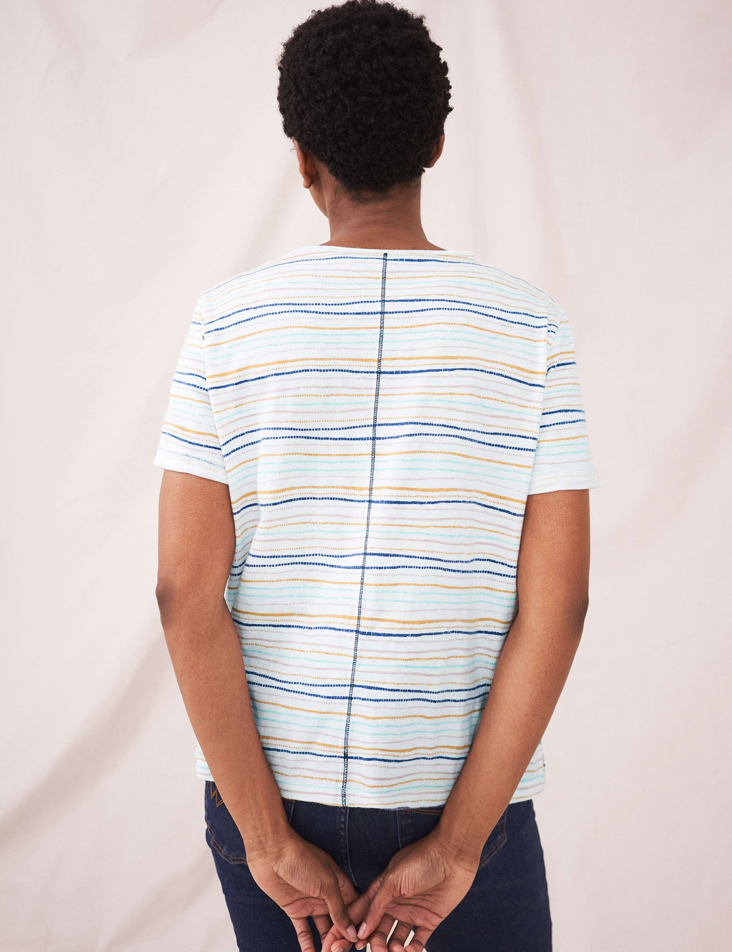 Organic Cotton Striped T-Shirt 3 of 4