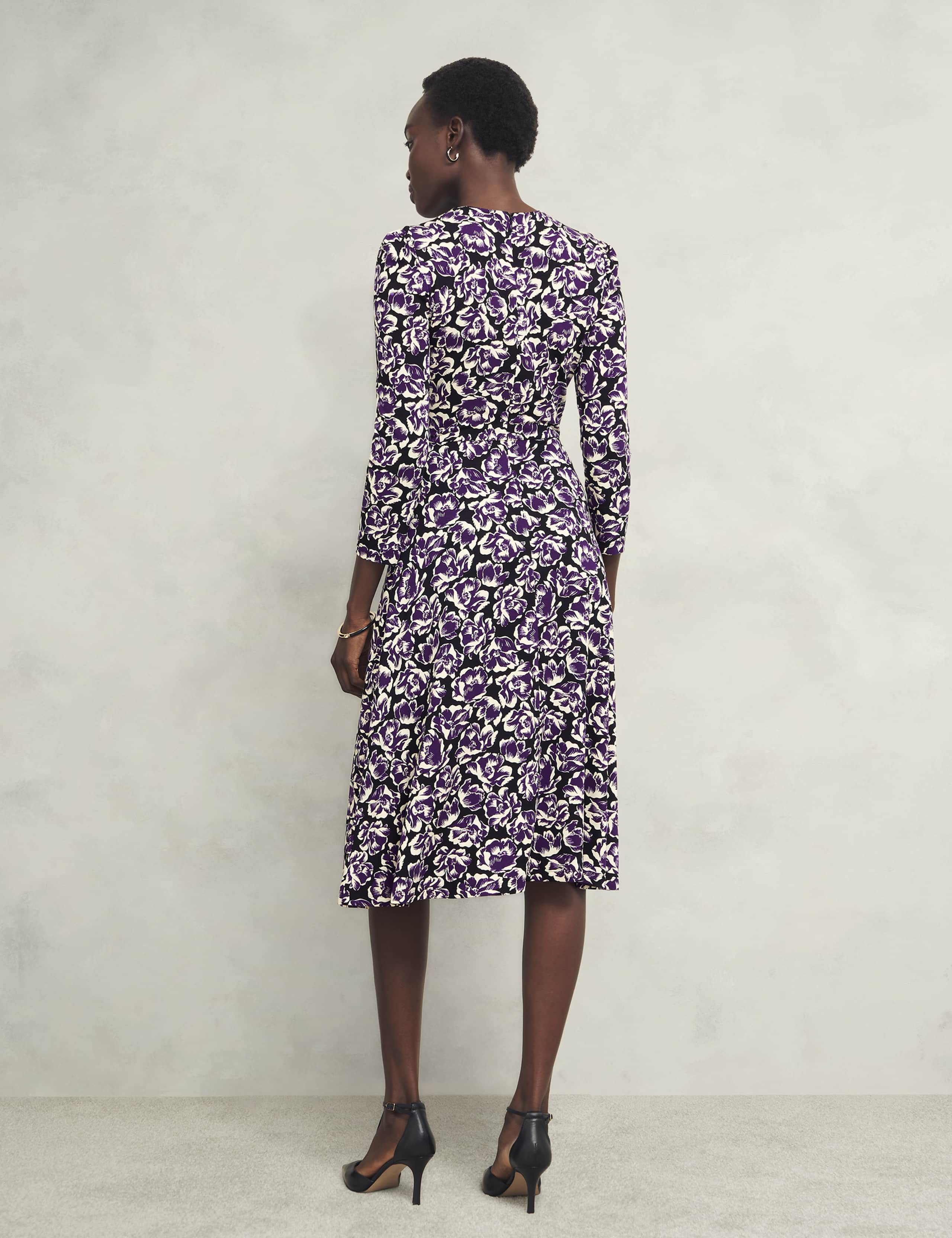 Floral Midi Skater Dress 3 of 8