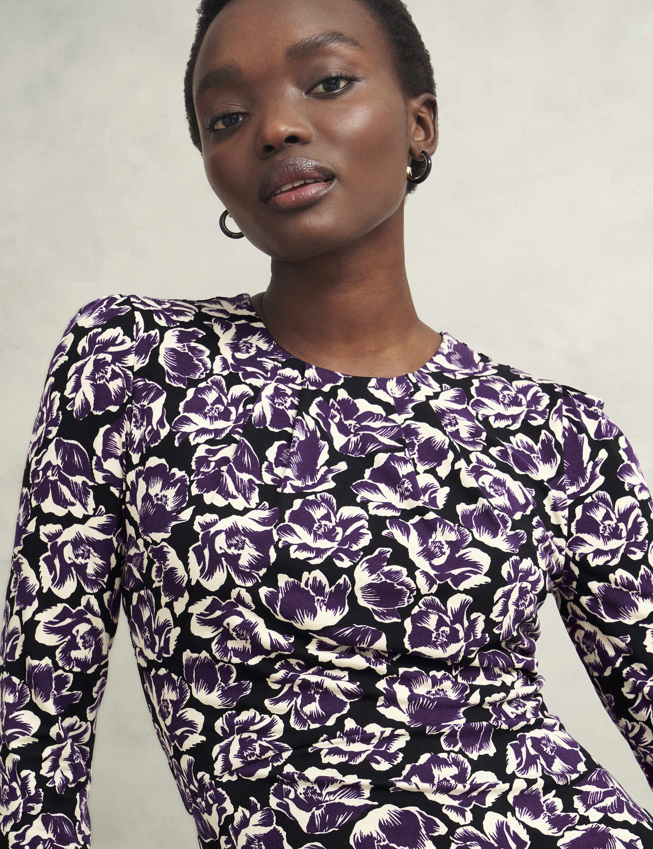 Floral Midi Skater Dress 4 of 8
