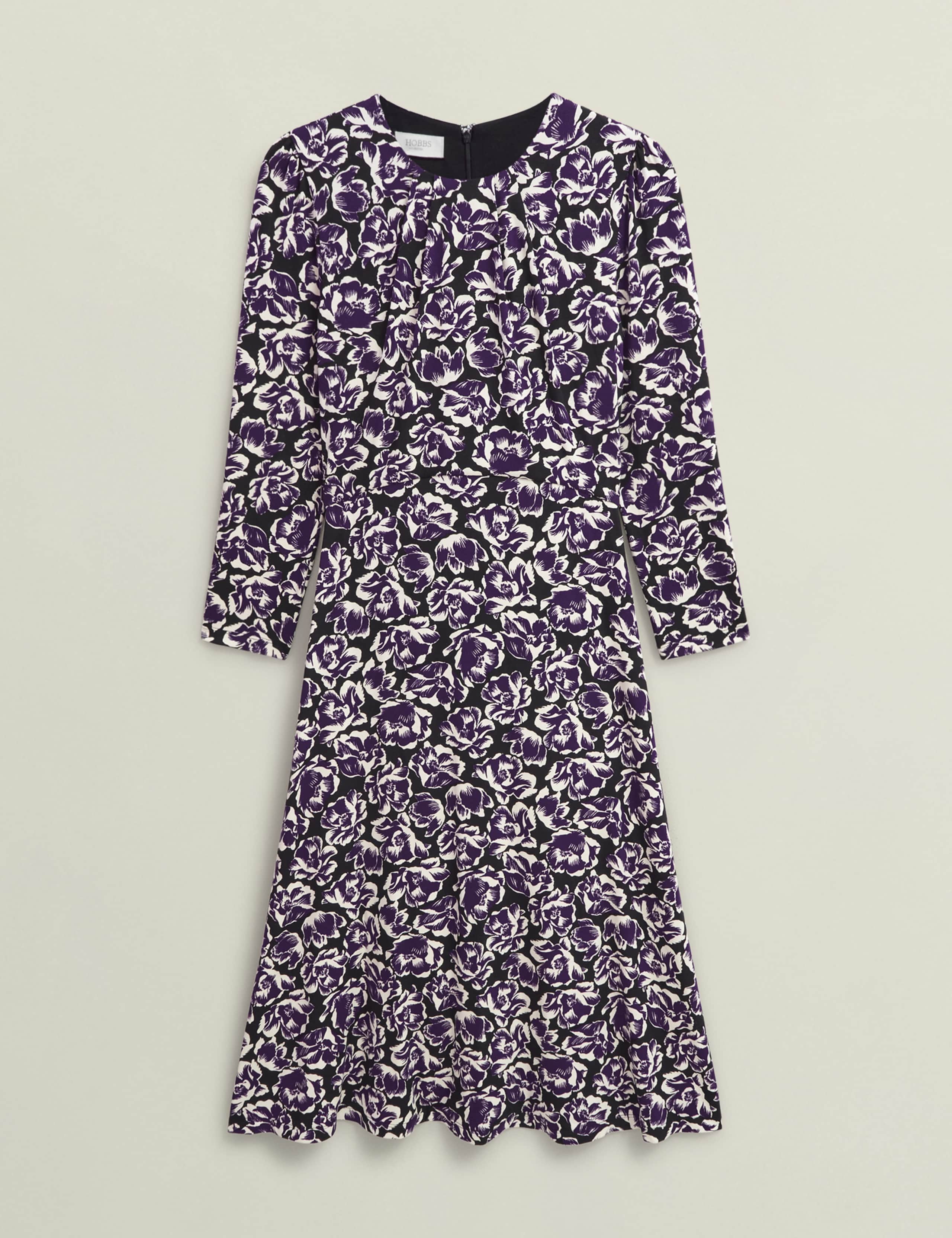 Floral Midi Skater Dress 2 of 8