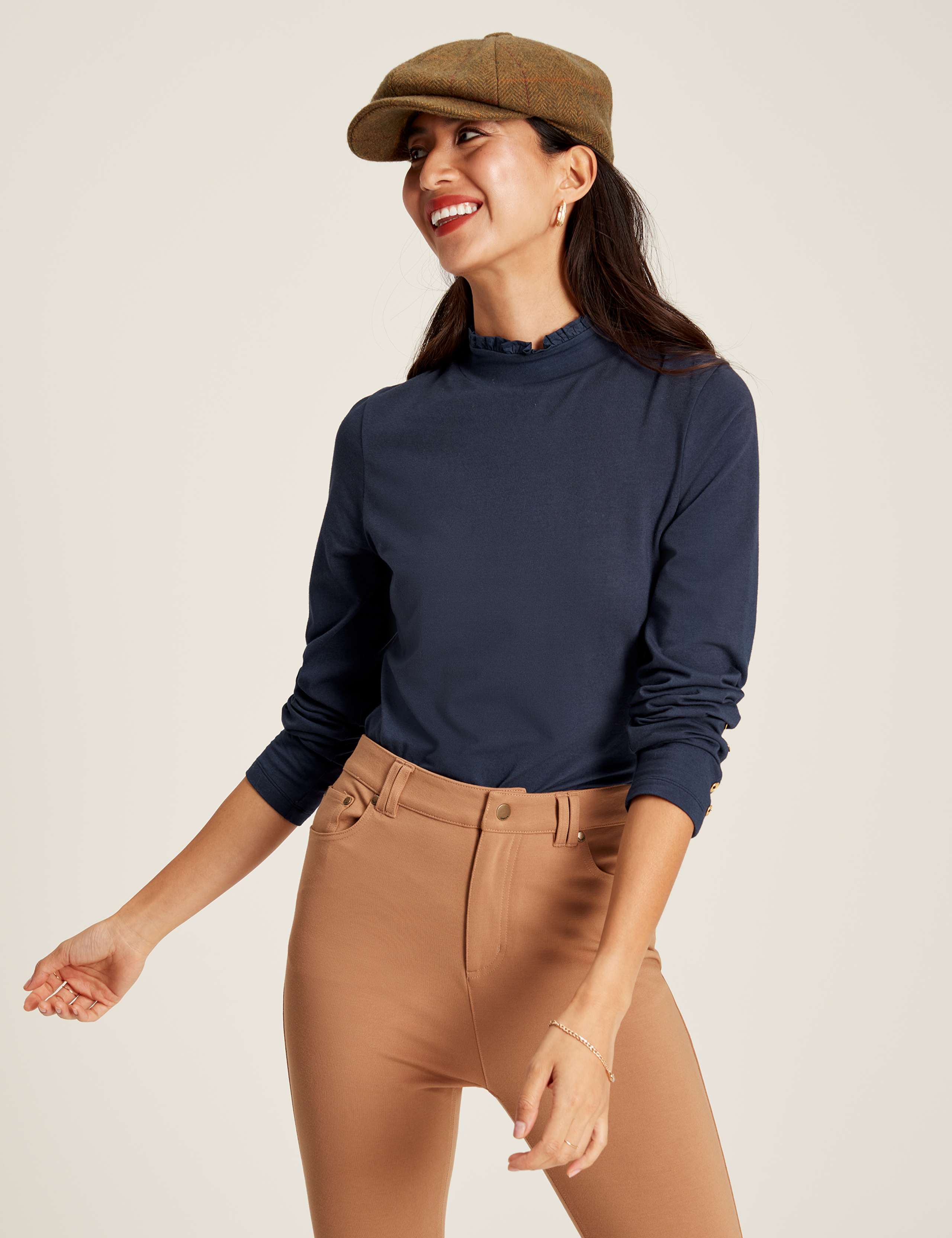 Jersey High Neck Top 1 of 5