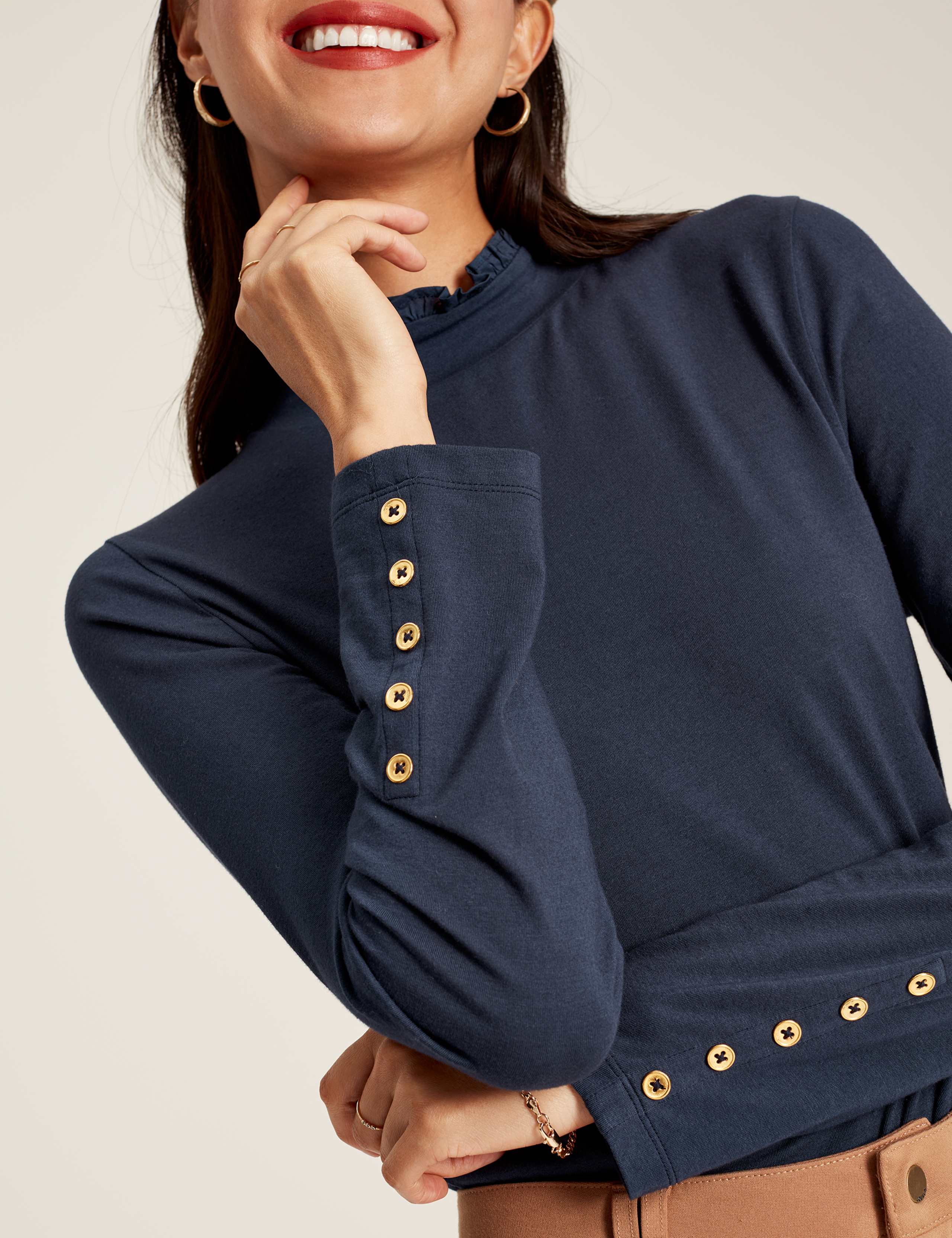 Jersey High Neck Top 5 of 5