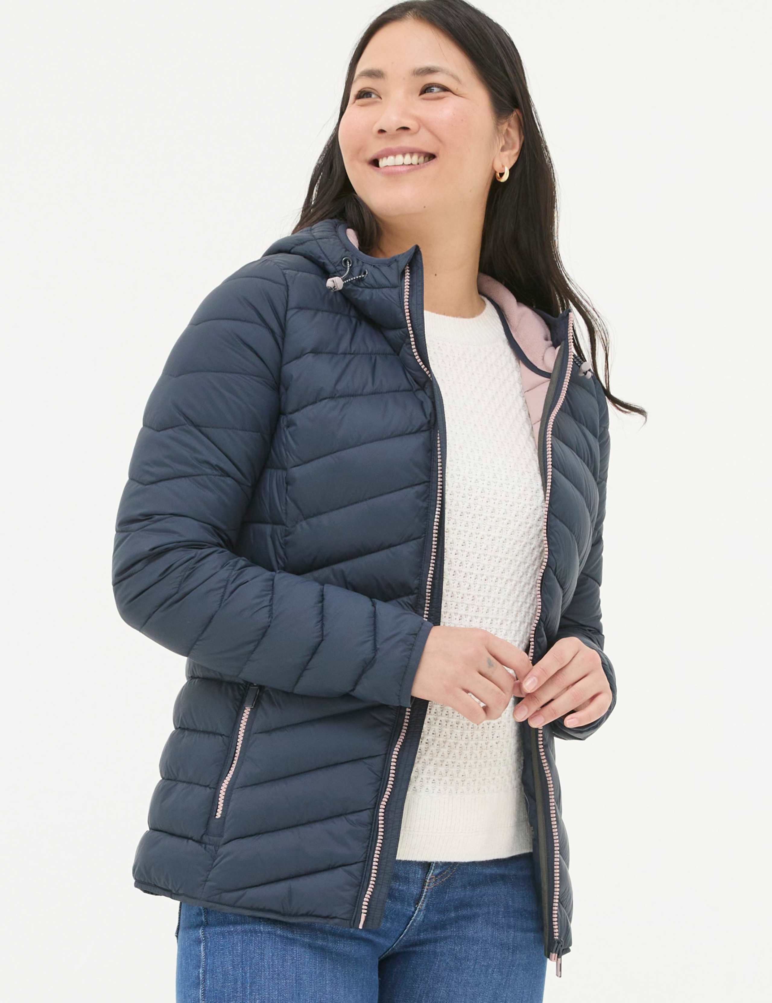 Lightweight Hooded Puffer Jacket 1 of 5