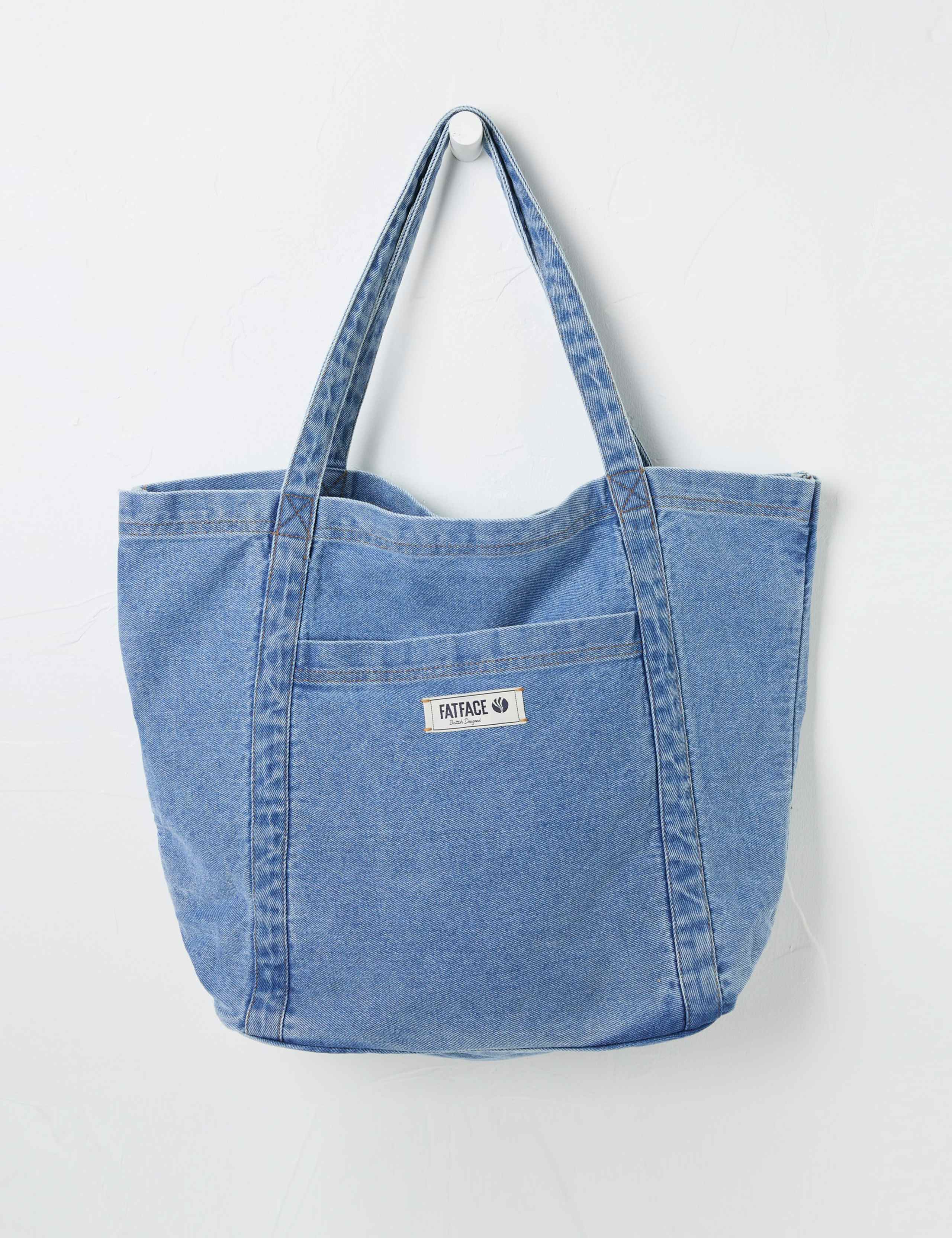 Denim Tote Bag 1 of 2