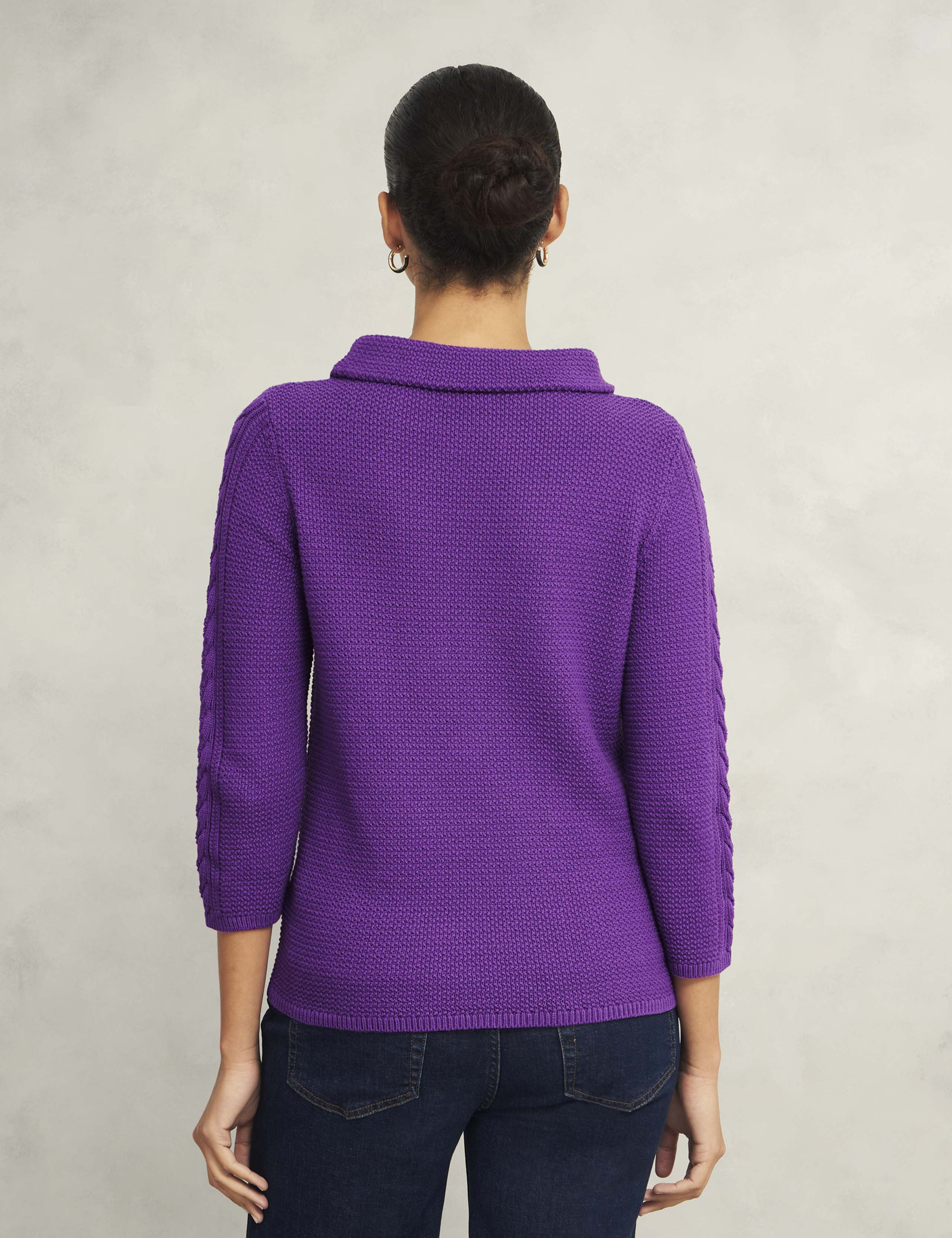 Pure Cotton Textured Jumper 4 of 6