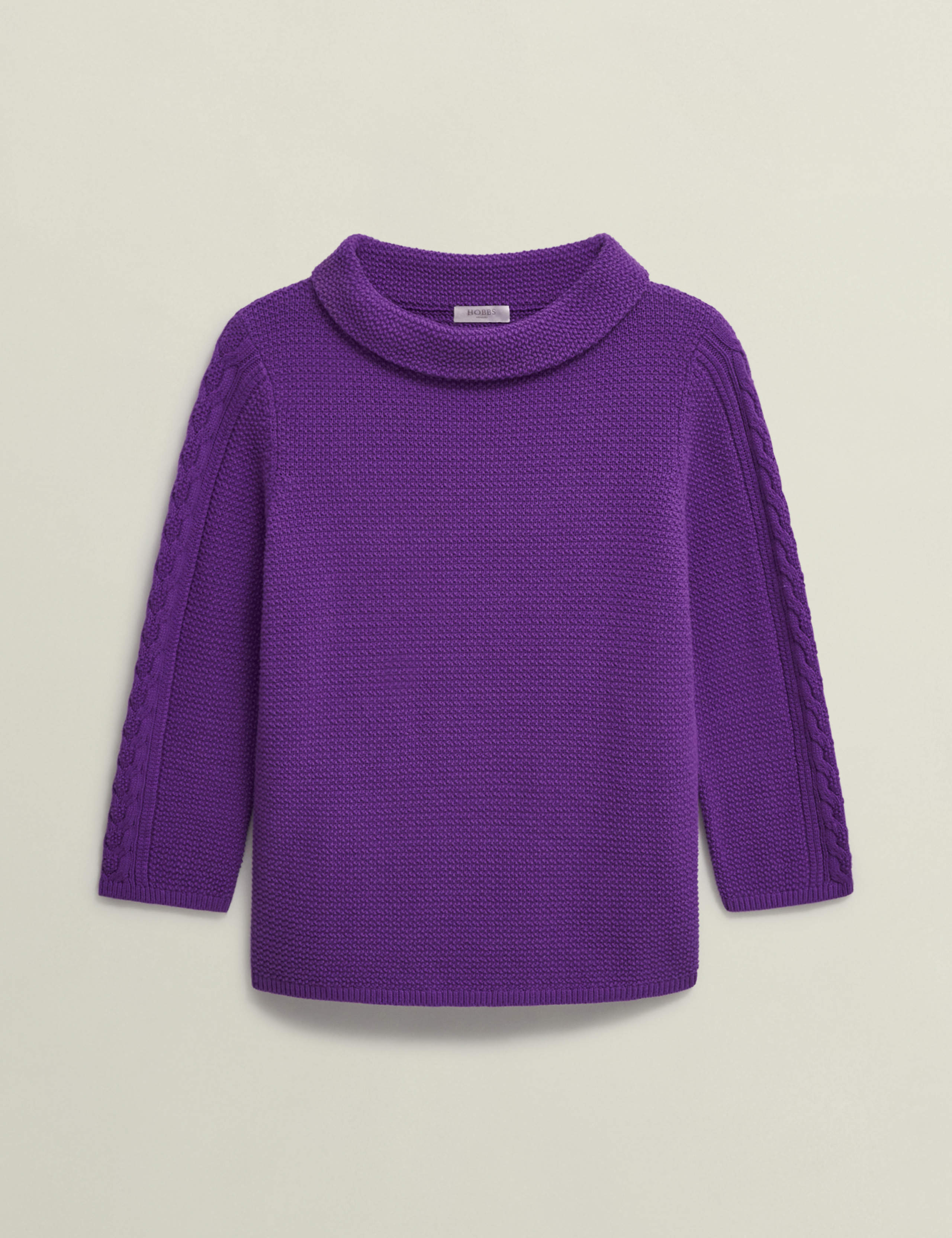 Pure Cotton Textured Jumper 2 of 6