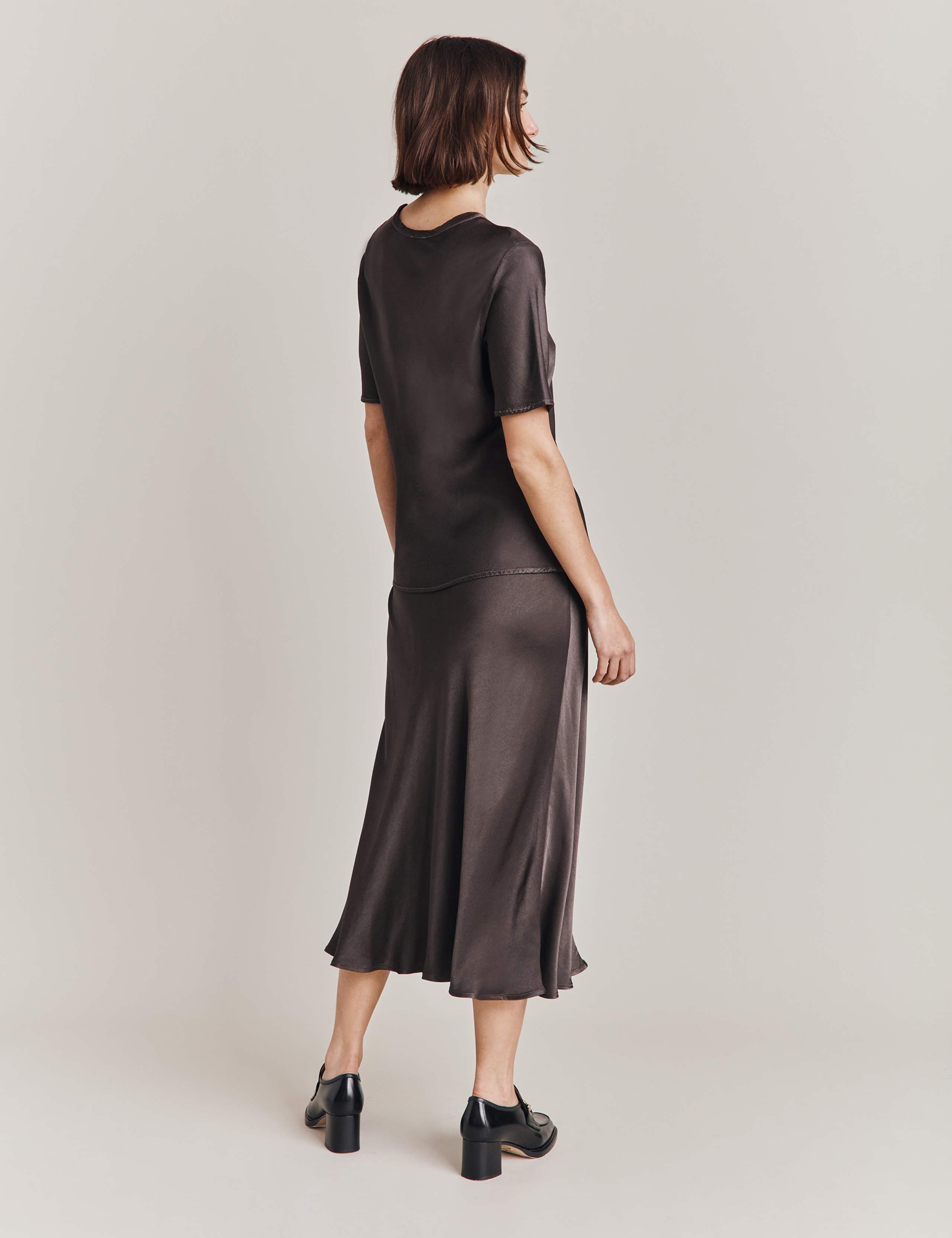 Satin Short Sleeve Top 3 of 3