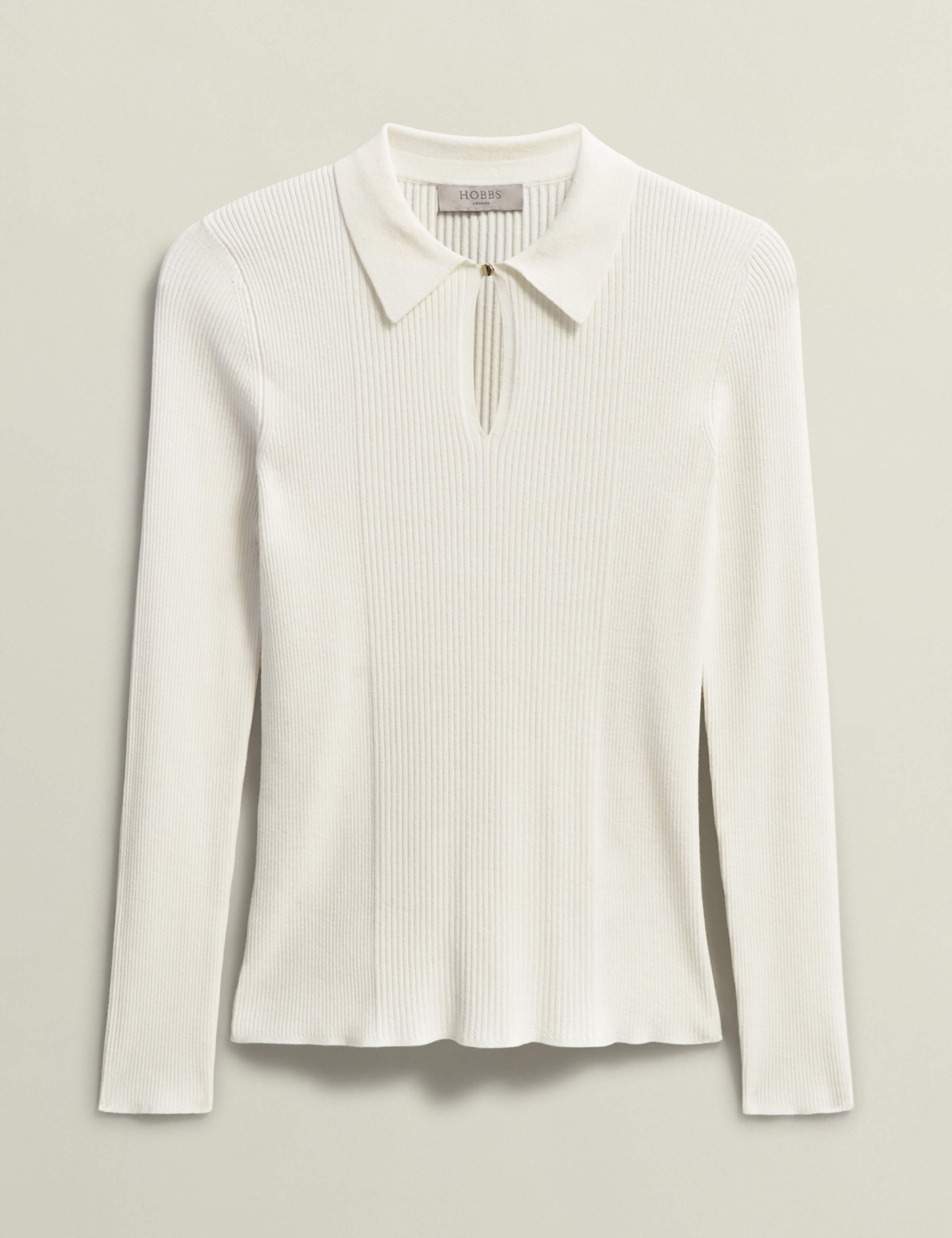 Knitted Collared Textured Shirt 2 of 6