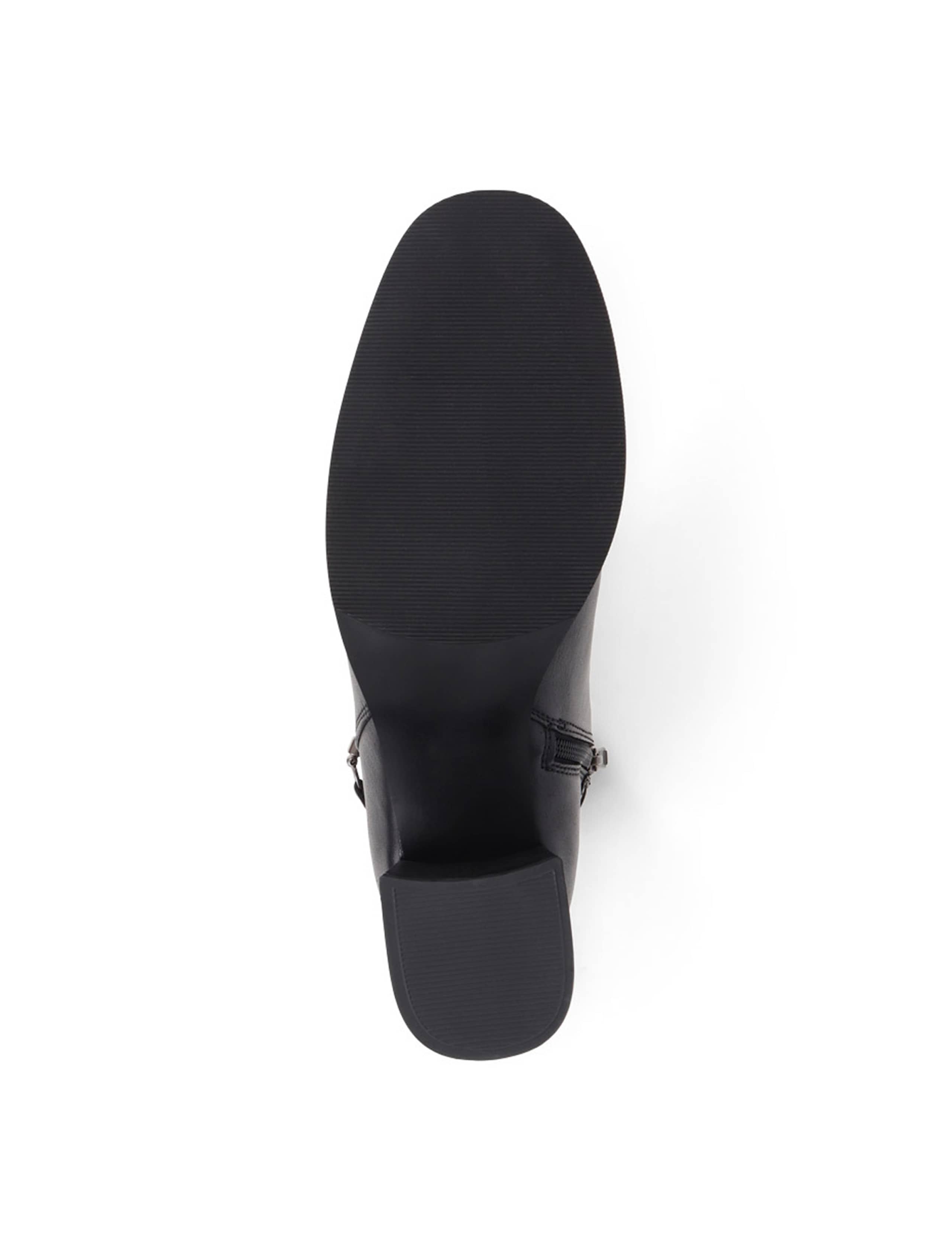 Leather Block Heel Ankle Boots 7 of 7