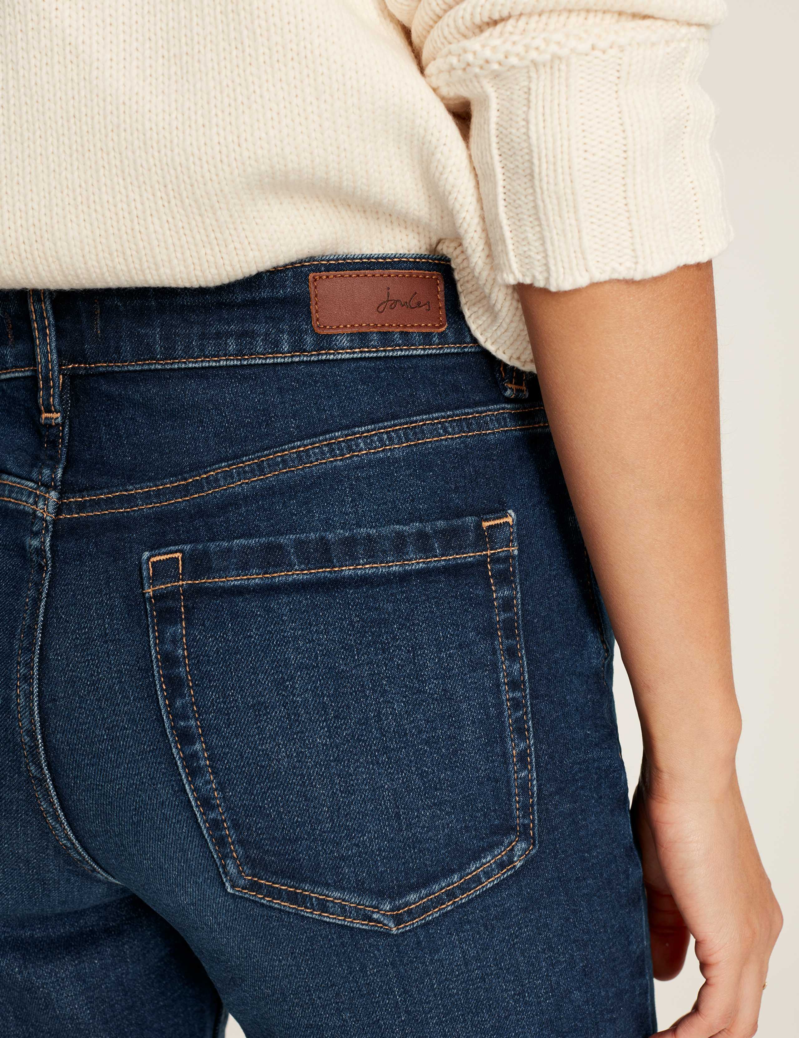 Mid Rise Straight Leg Cropped Jeans 6 of 6