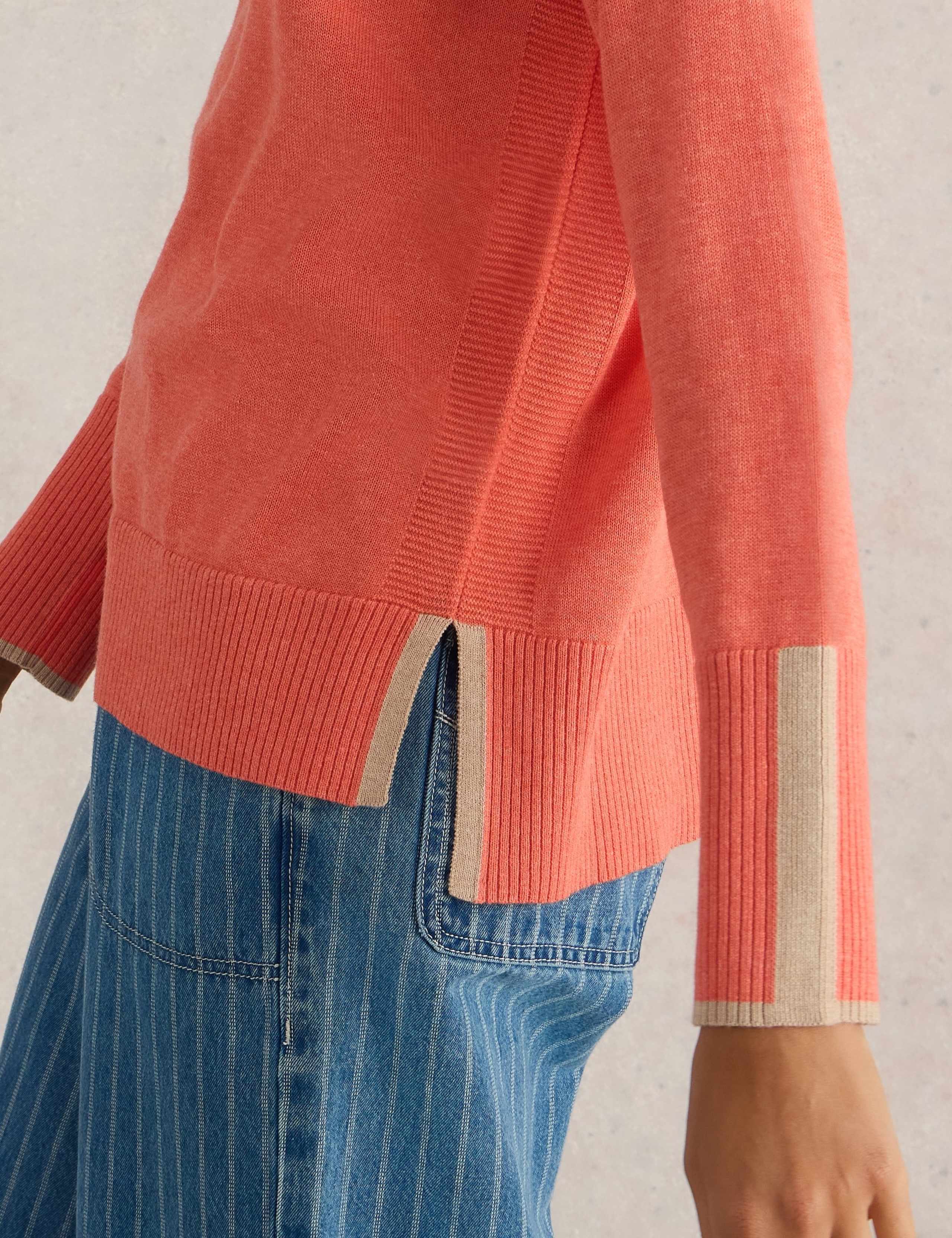 Cotton Blend Crew Neck Jumper 5 of 6