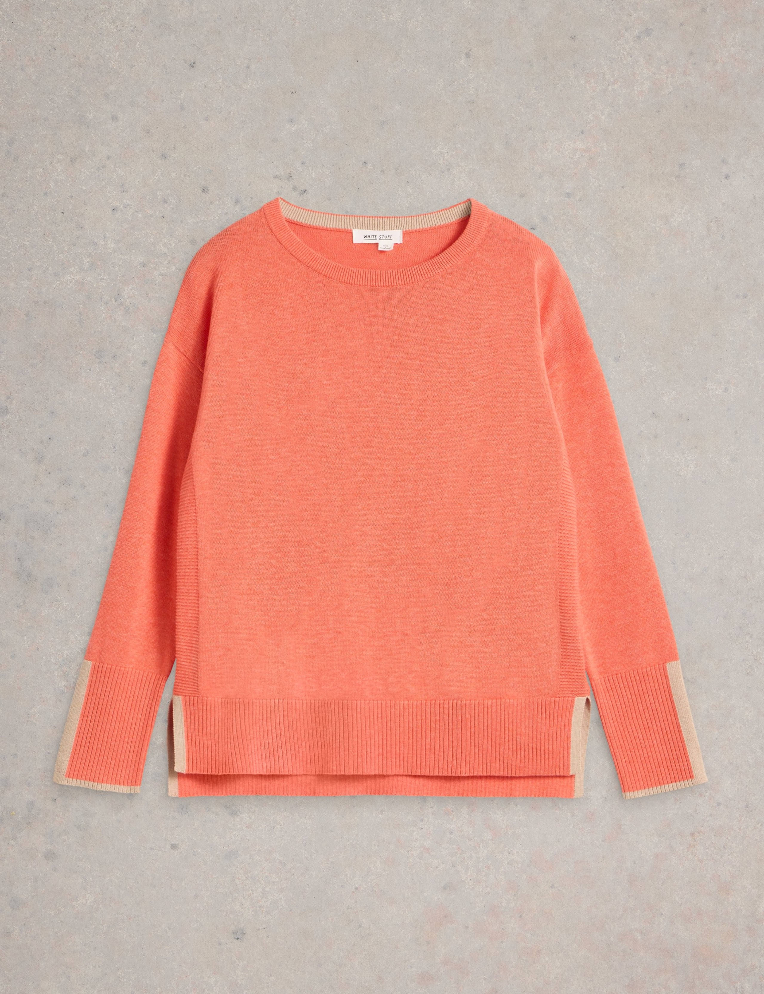 Cotton Blend Crew Neck Jumper 2 of 6