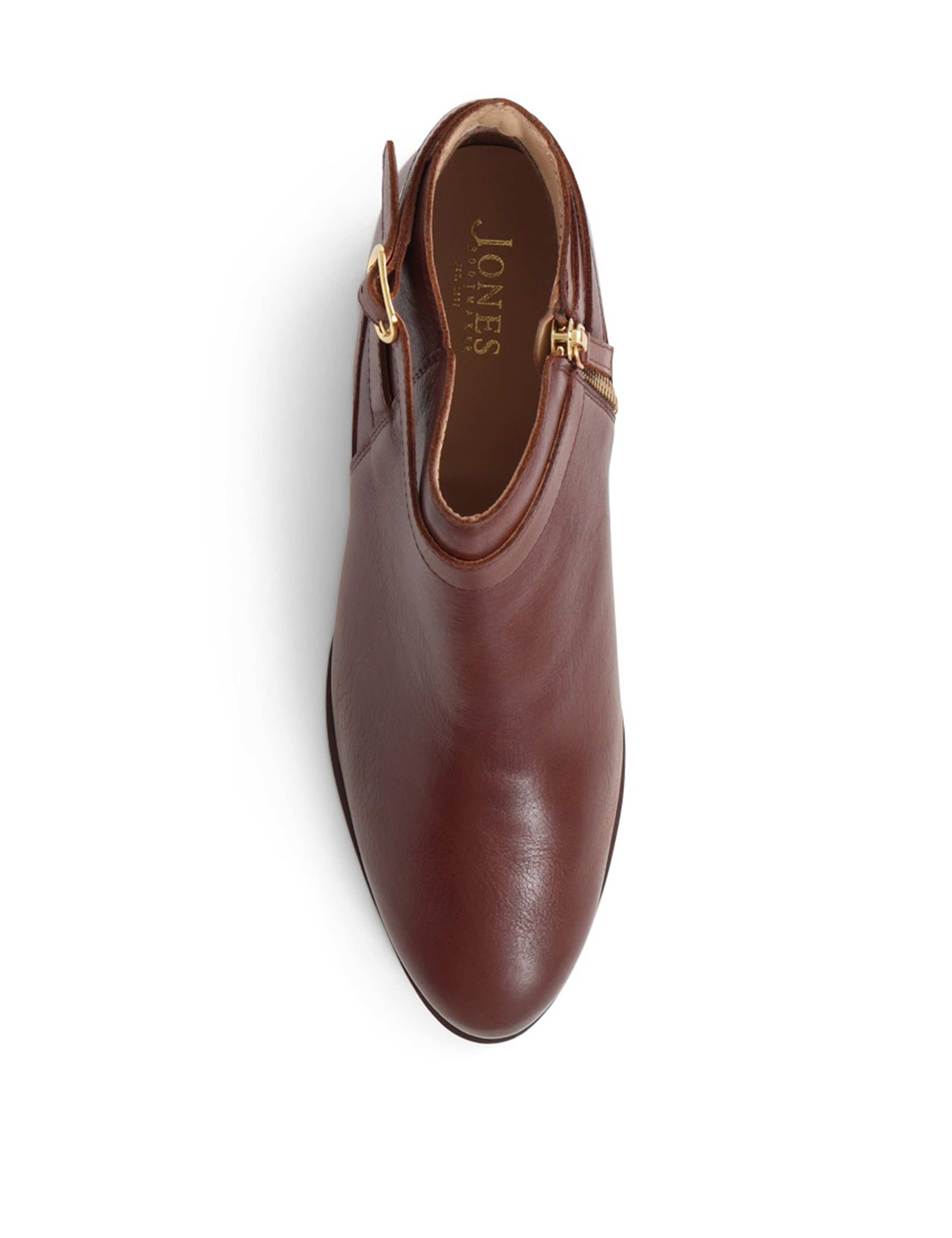 Leather Block Heel Ankle Boots 5 of 7