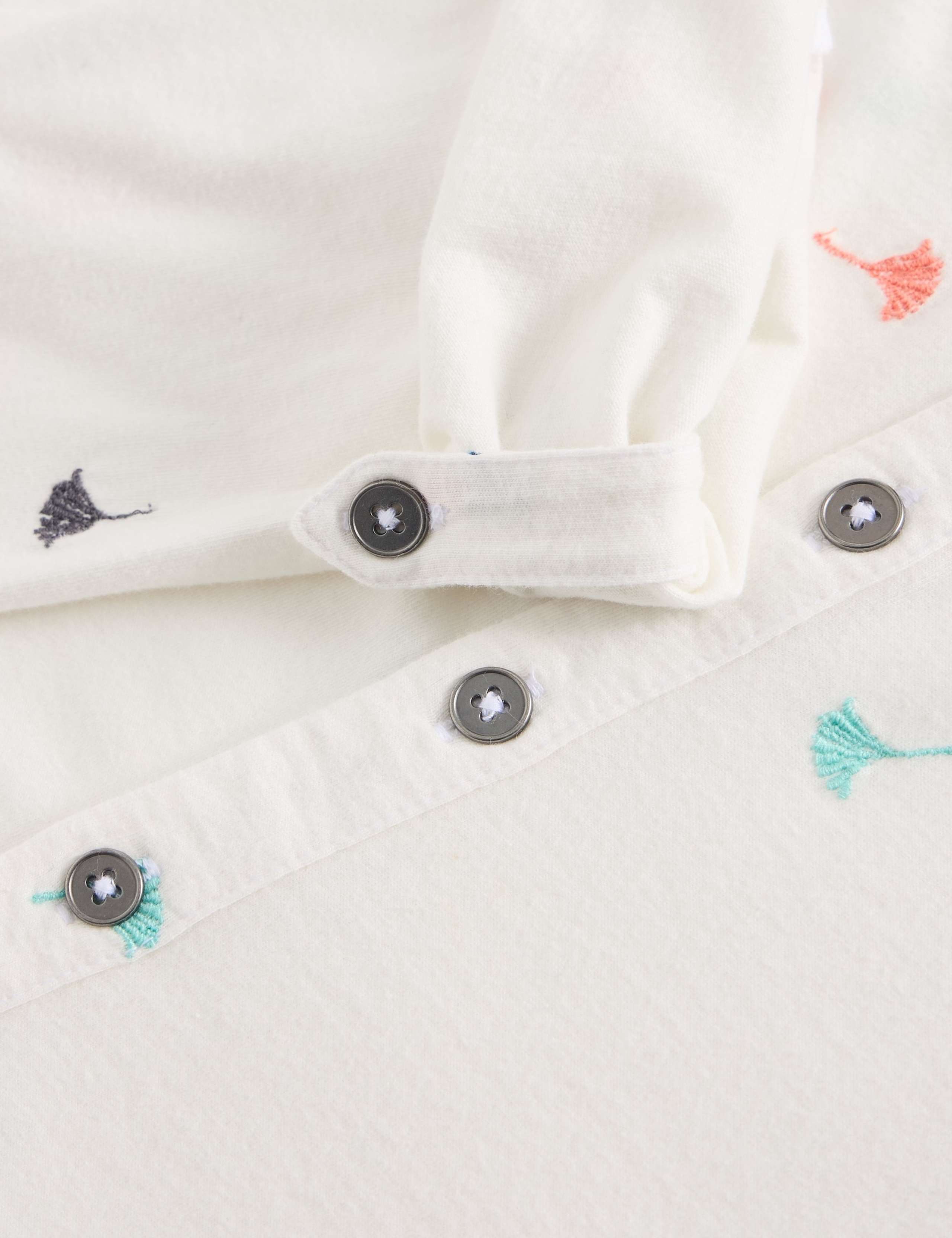 Pure Cotton Jersey Embroidered Shirt 6 of 6